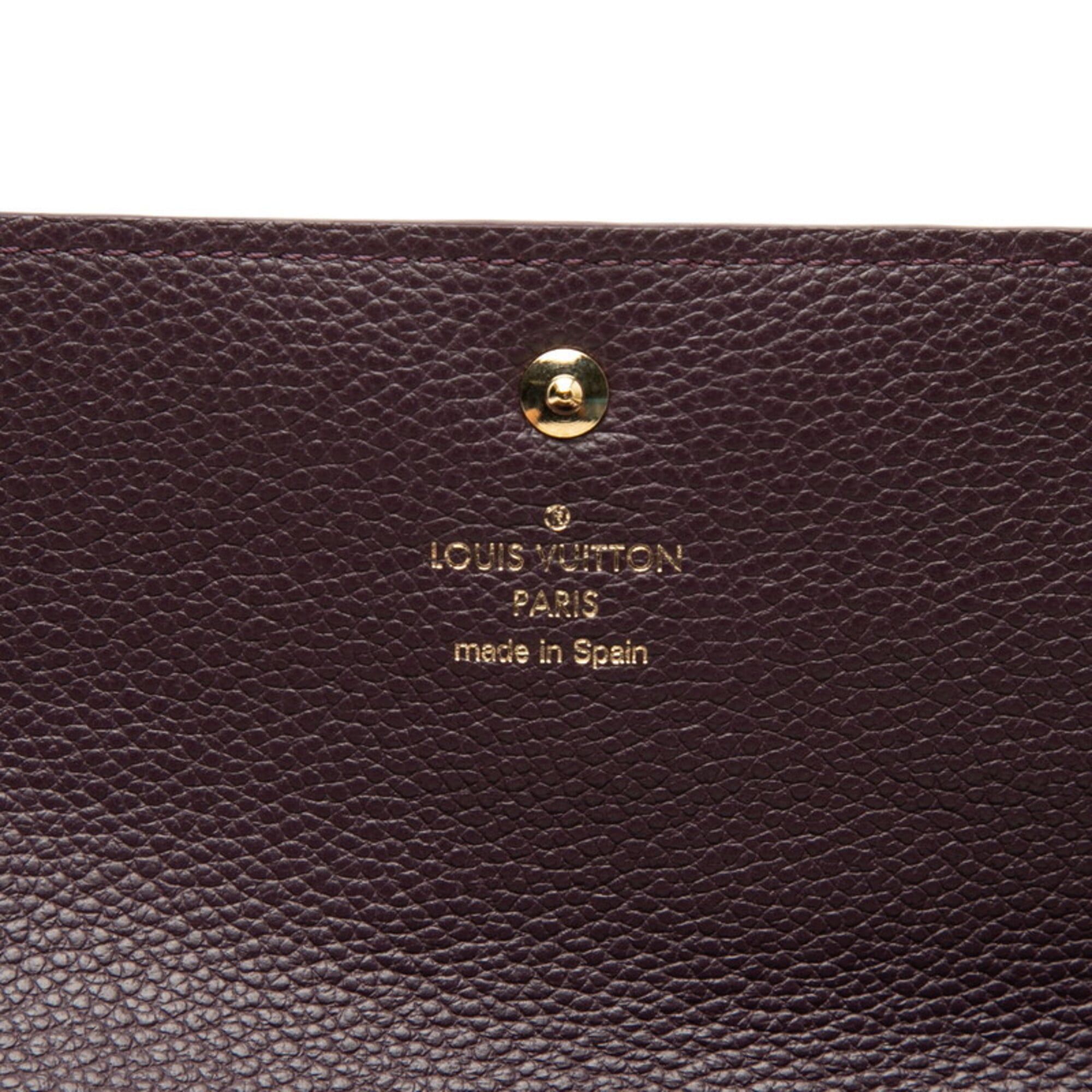 Leather Long Wallet (Tri-Fold) (Pre-Owned) - Louis Vuitton - Modalova