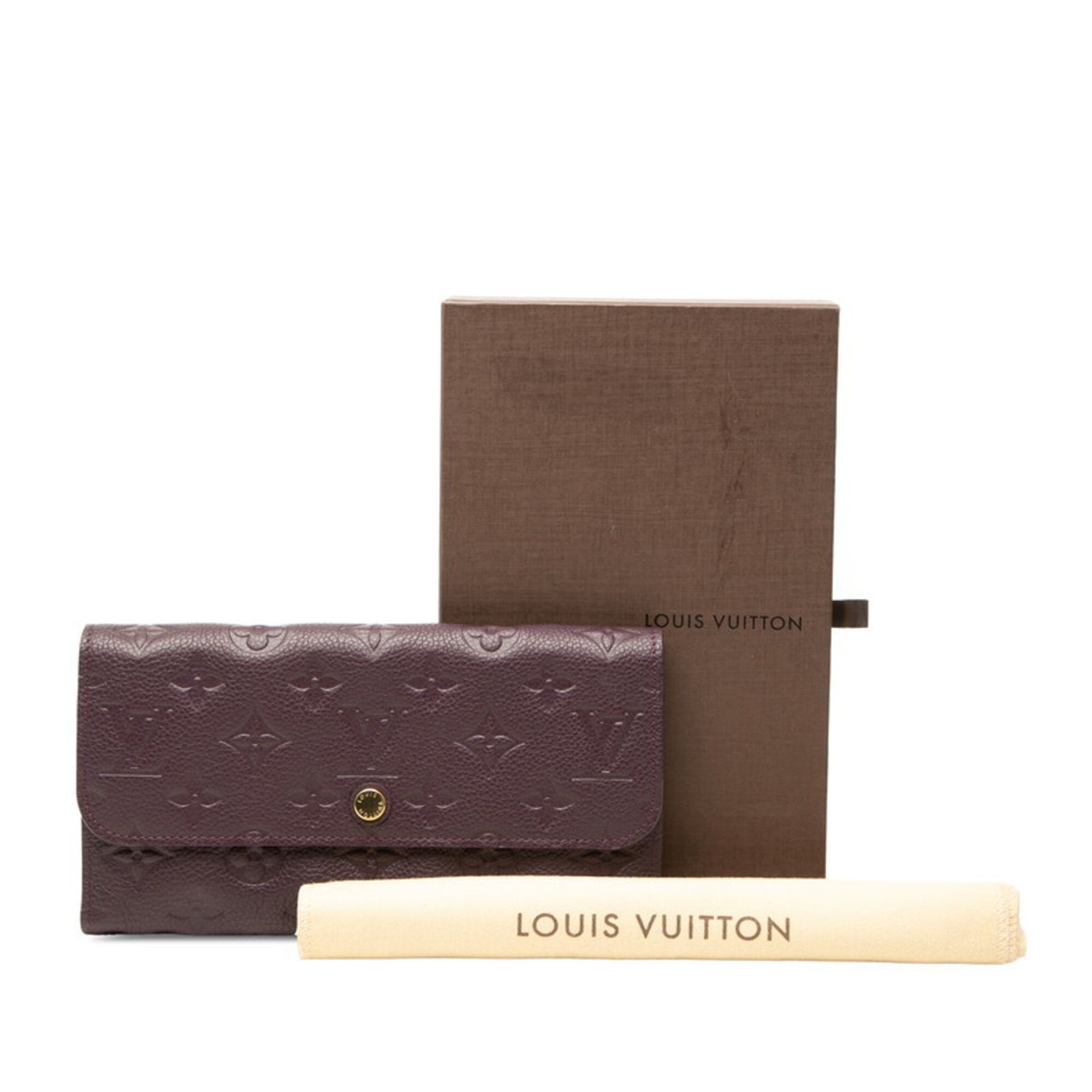 Leather Long Wallet (Tri-Fold) (Pre-Owned) - Louis Vuitton - Modalova