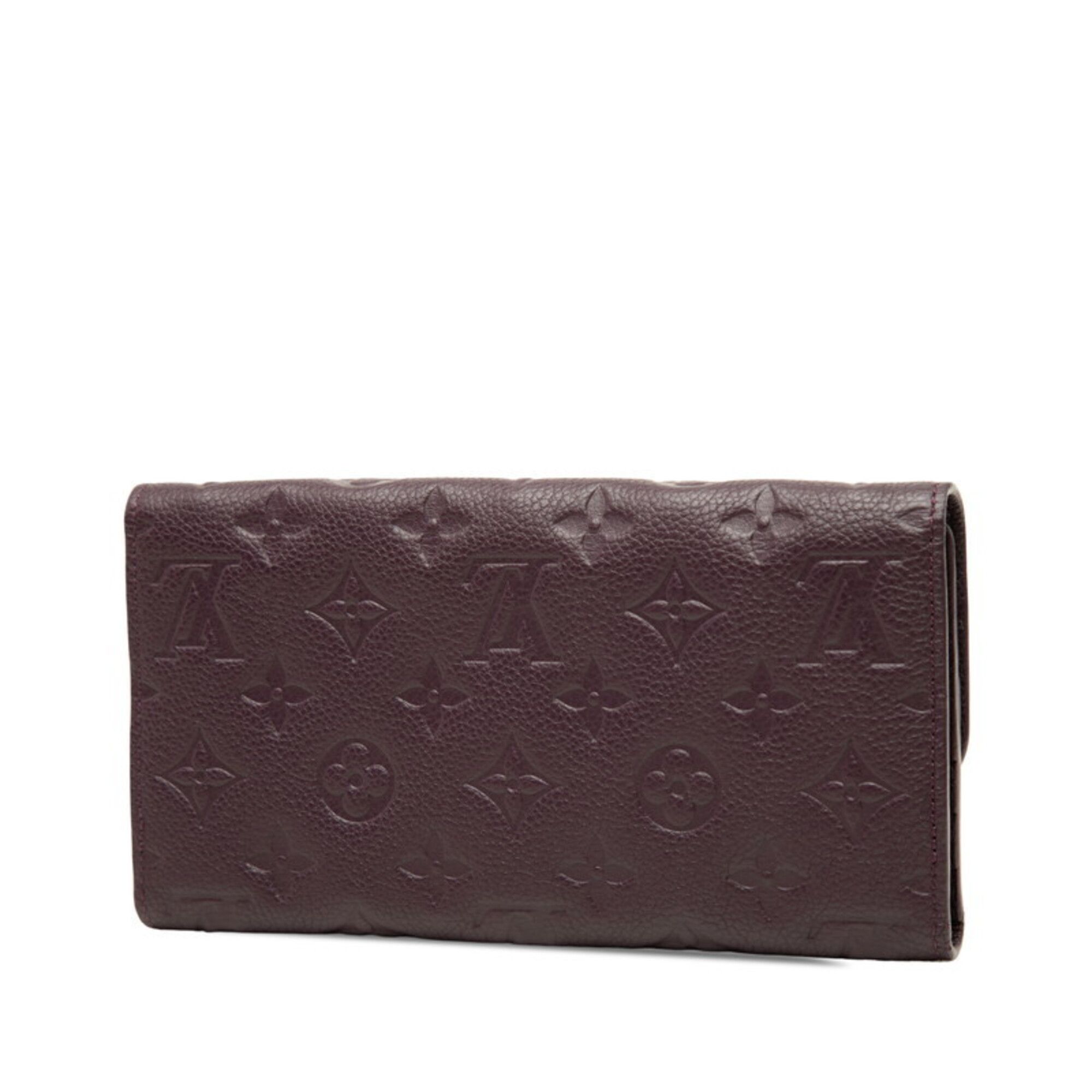 Leather Long Wallet (Tri-Fold) (Pre-Owned) - Louis Vuitton - Modalova