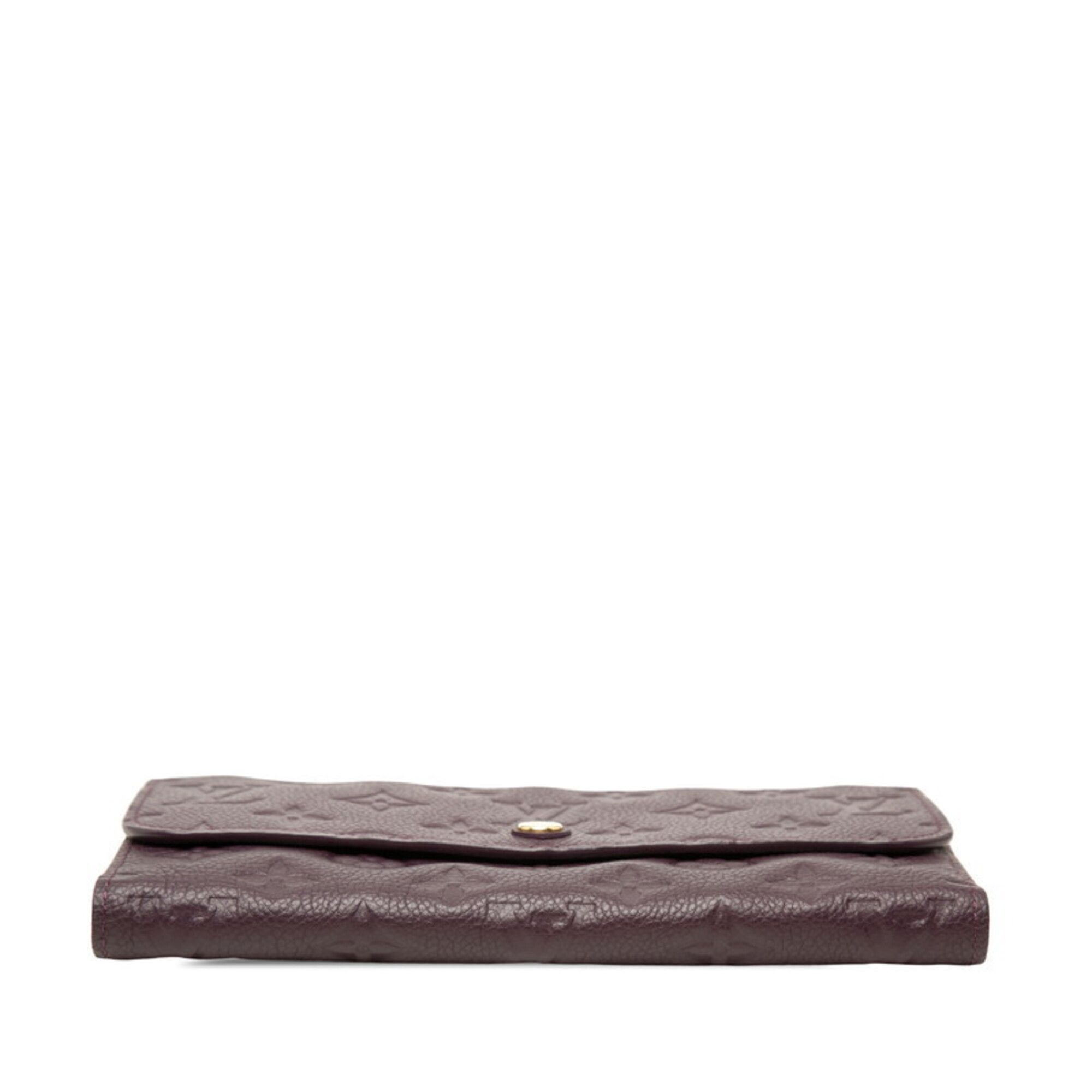 Leather Long Wallet (Tri-Fold) (Pre-Owned) - Louis Vuitton - Modalova