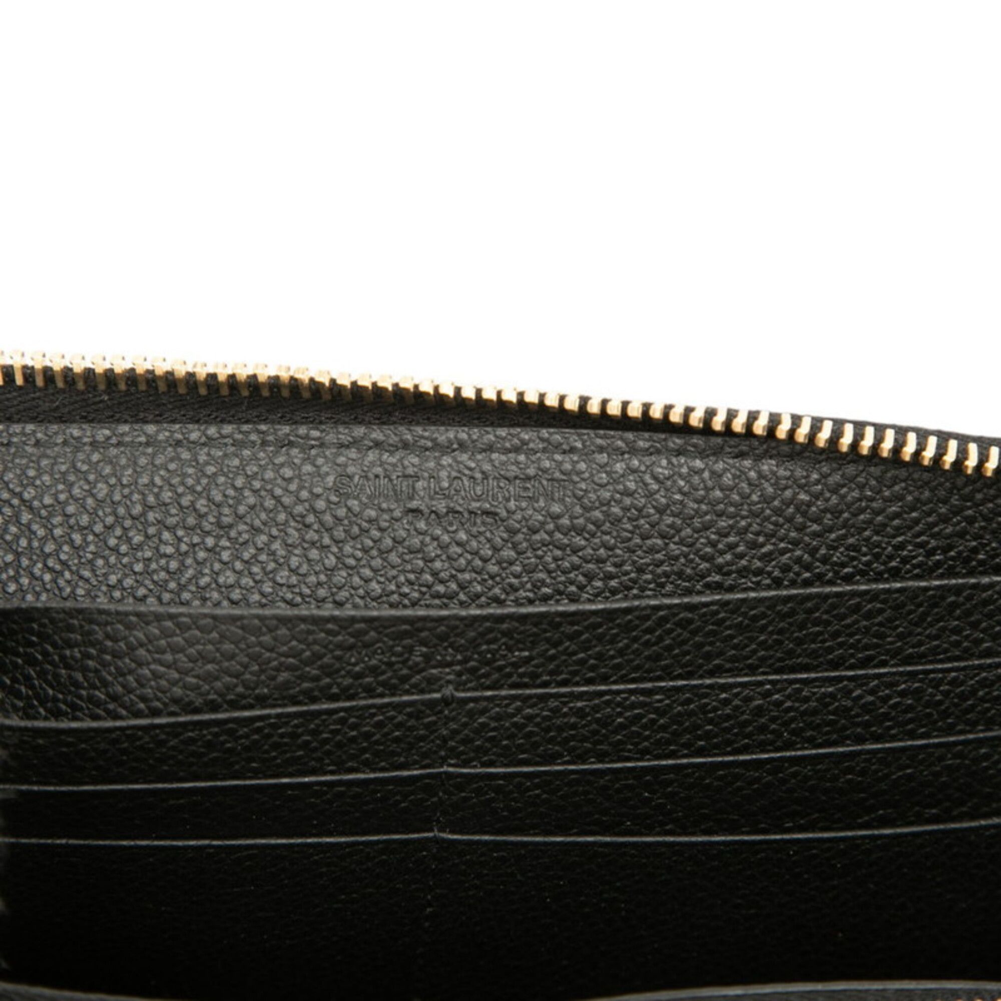 Leather Long Wallet (Bi-Fold) (Pre-Owned) - Saint Laurent - Modalova