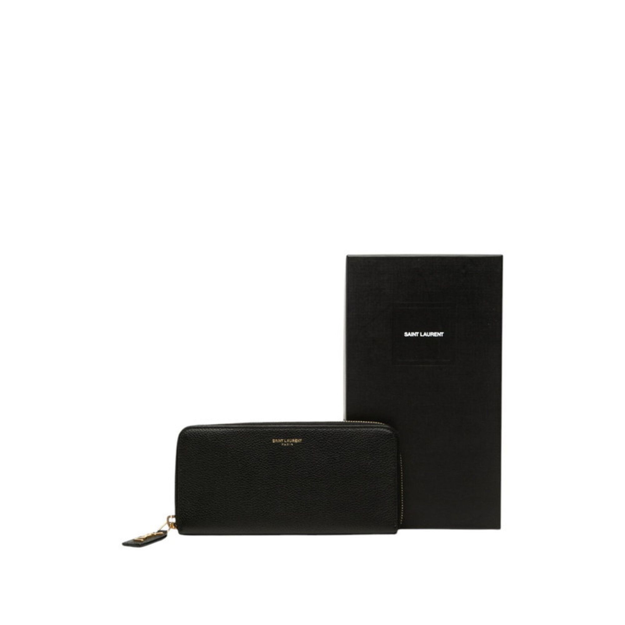 Leather Long Wallet (Bi-Fold) (Pre-Owned) - Saint Laurent - Modalova