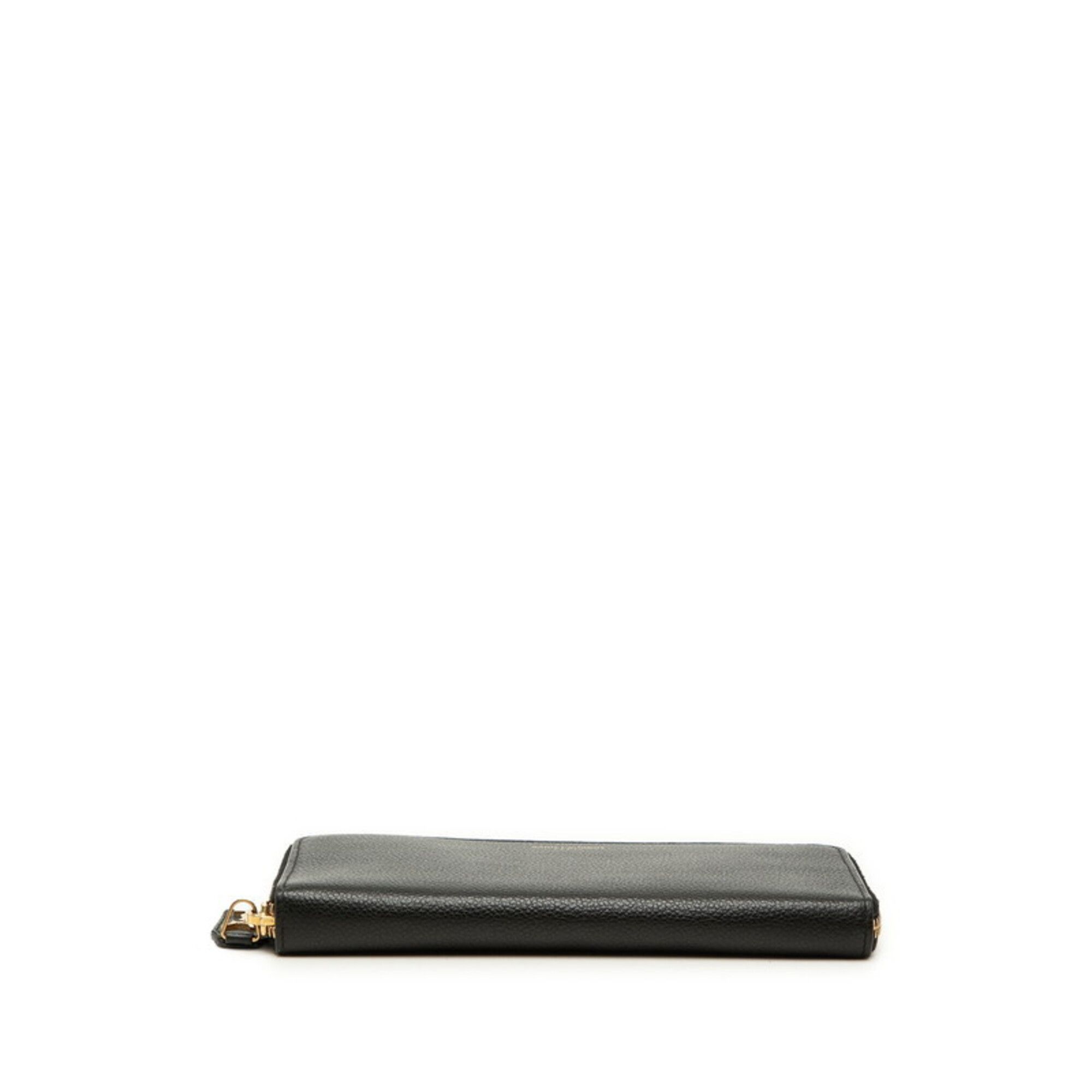 Leather Long Wallet (Bi-Fold) (Pre-Owned) - Saint Laurent - Modalova