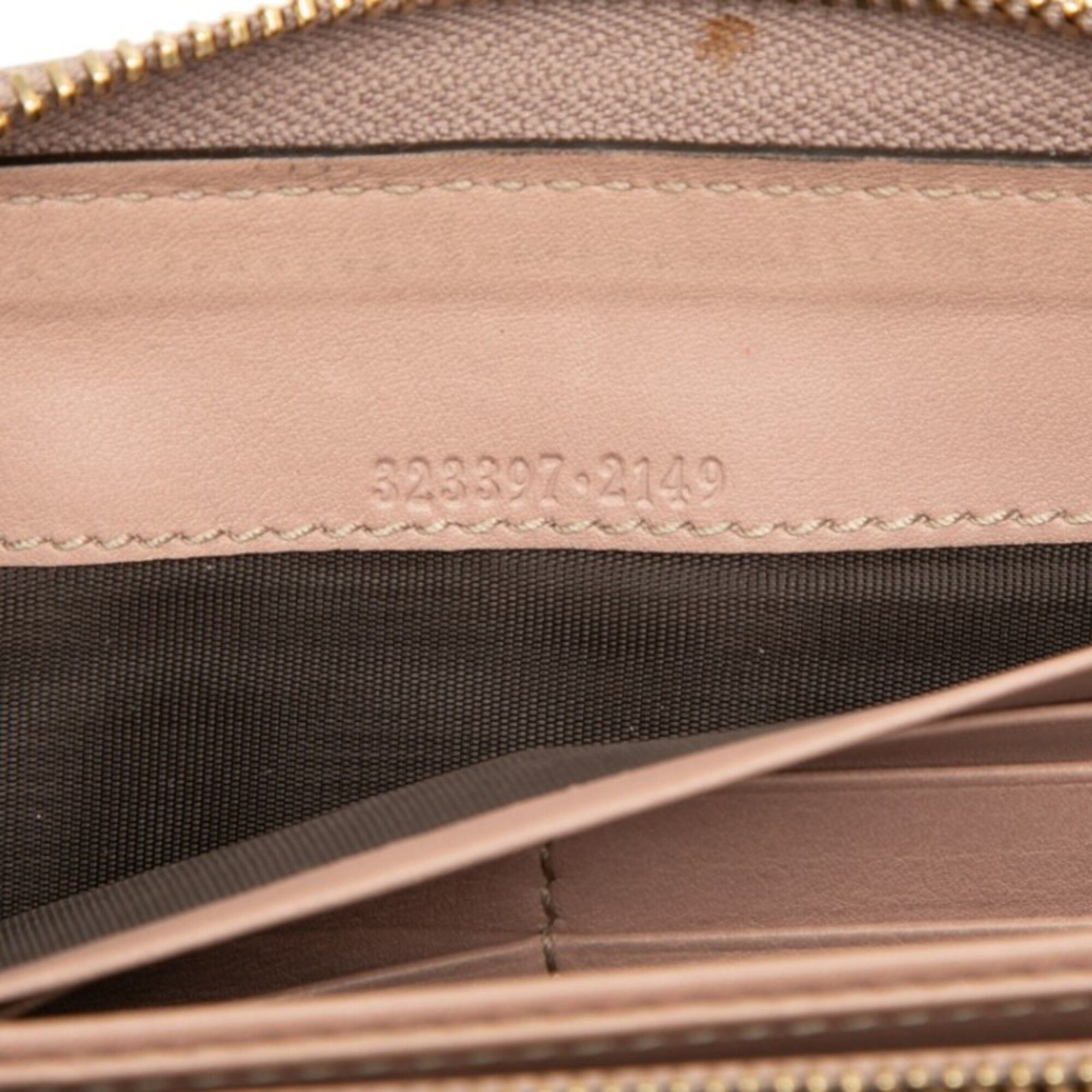 Leather Long Wallet (Bi-Fold) (Pre-Owned) - Gucci - Modalova