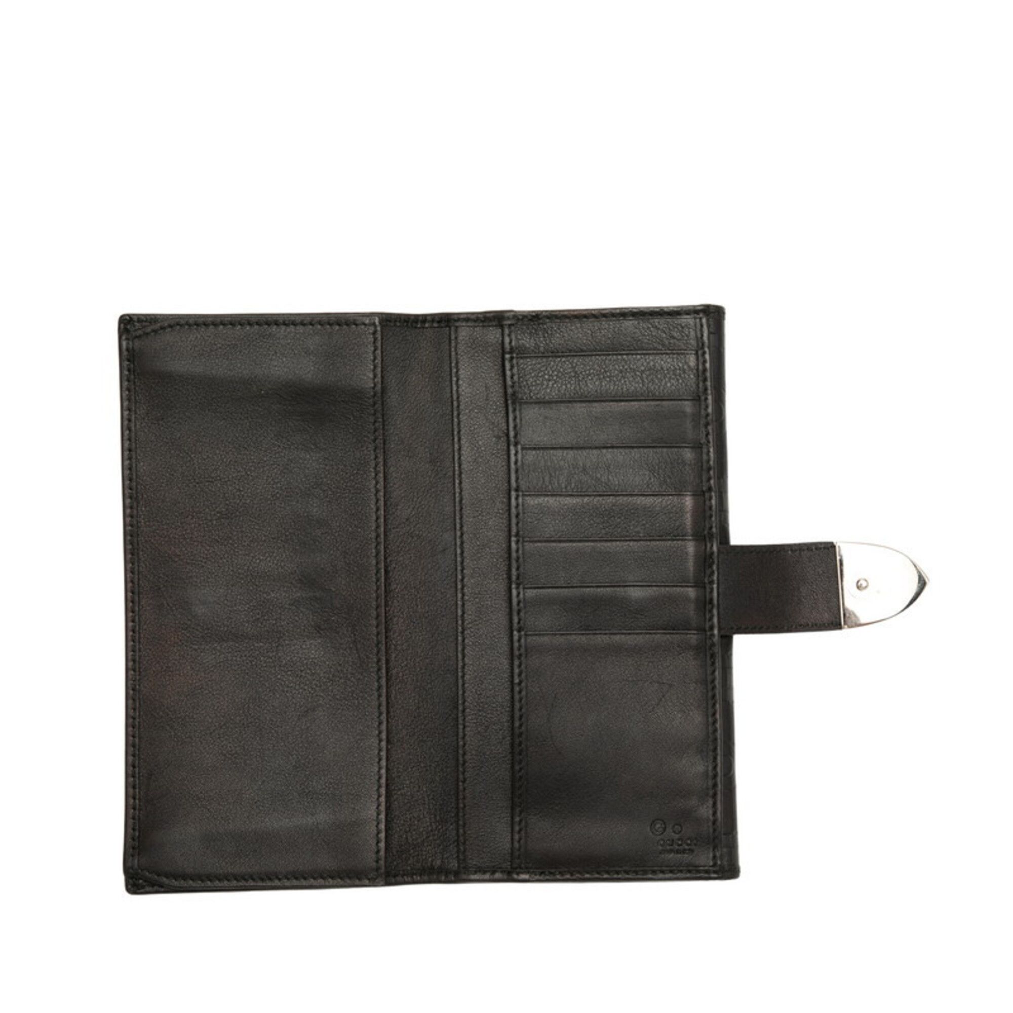 Leather Long Wallet (Bi-Fold) (Pre-Owned) - Gucci - Modalova