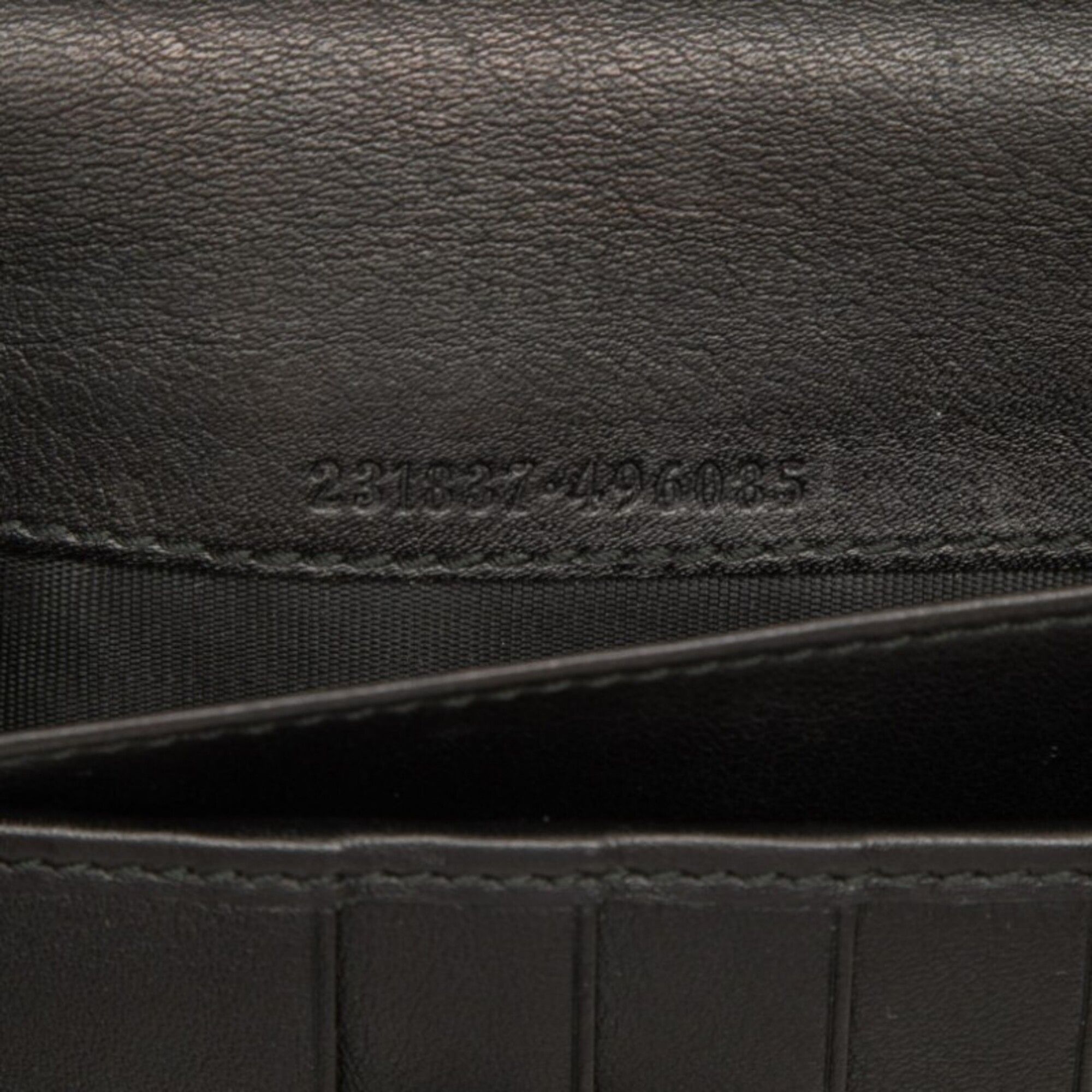 Leather Long Wallet (Bi-Fold) (Pre-Owned) - Gucci - Modalova