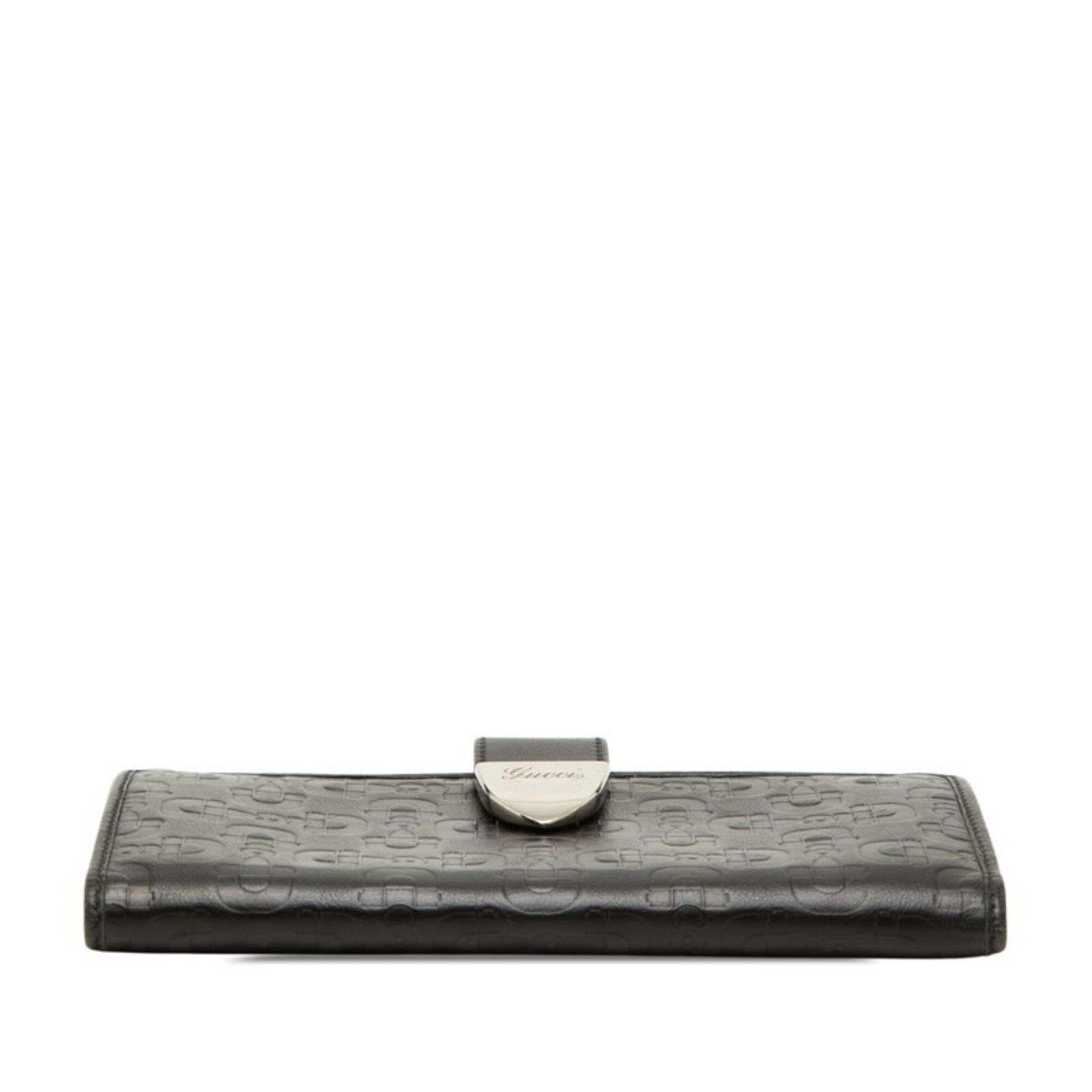 Leather Long Wallet (Bi-Fold) (Pre-Owned) - Gucci - Modalova