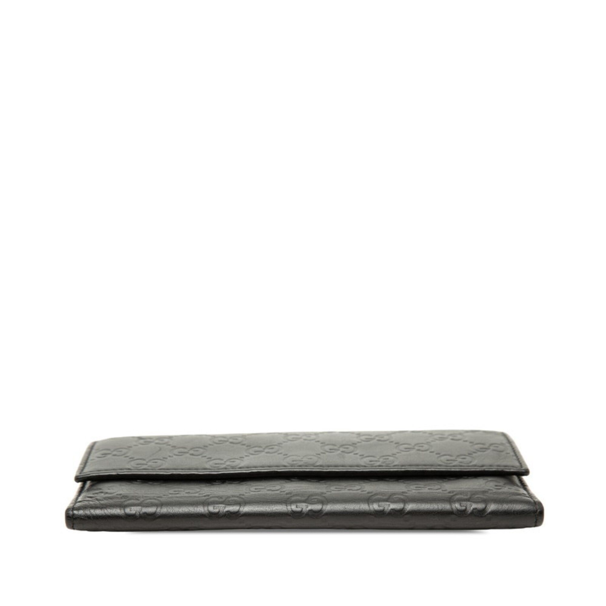 Leather Long Wallet (Tri-Fold) (Pre-Owned) - Gucci - Modalova