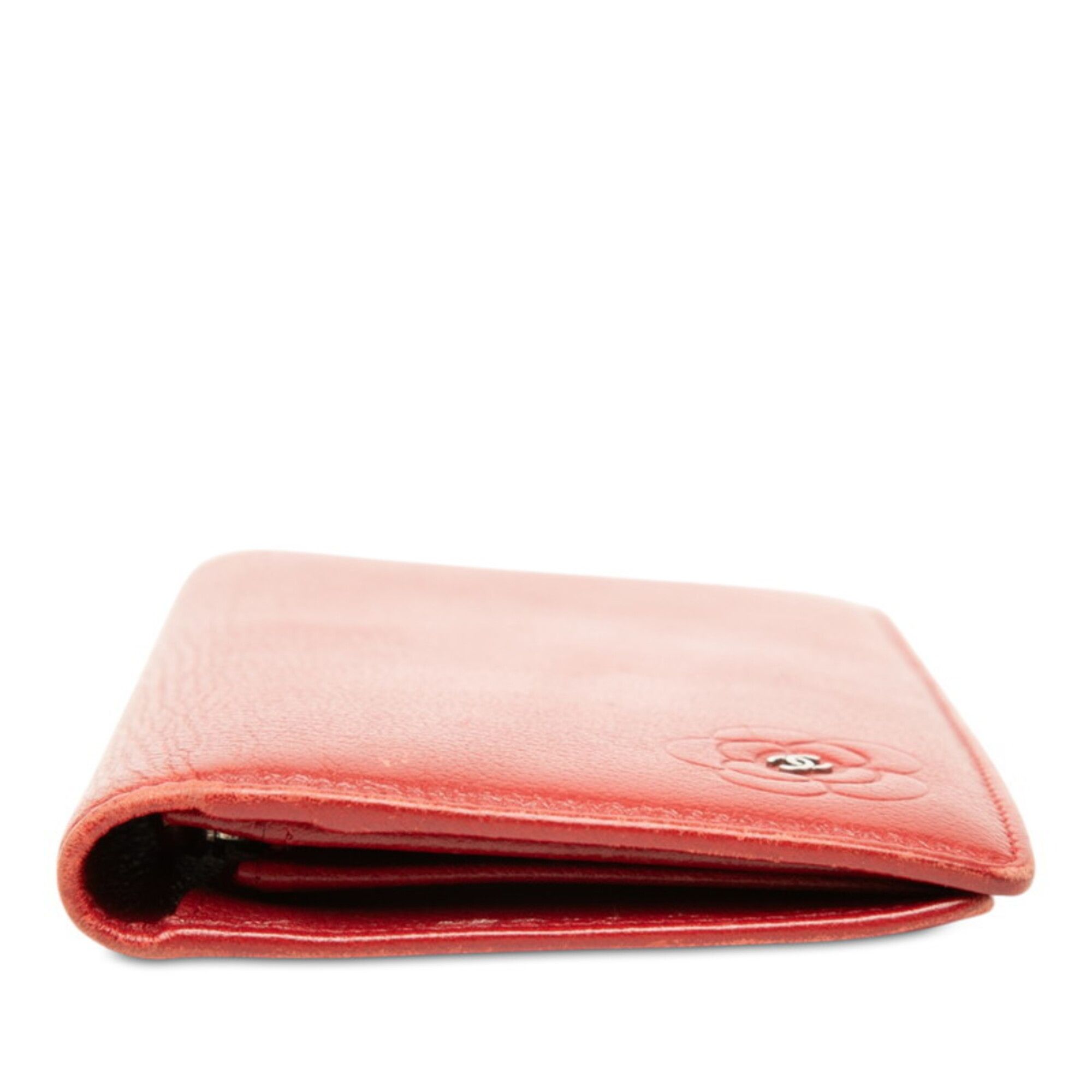 Leather Long Wallet (Bi-Fold) (Pre-Owned) - Chanel - Modalova