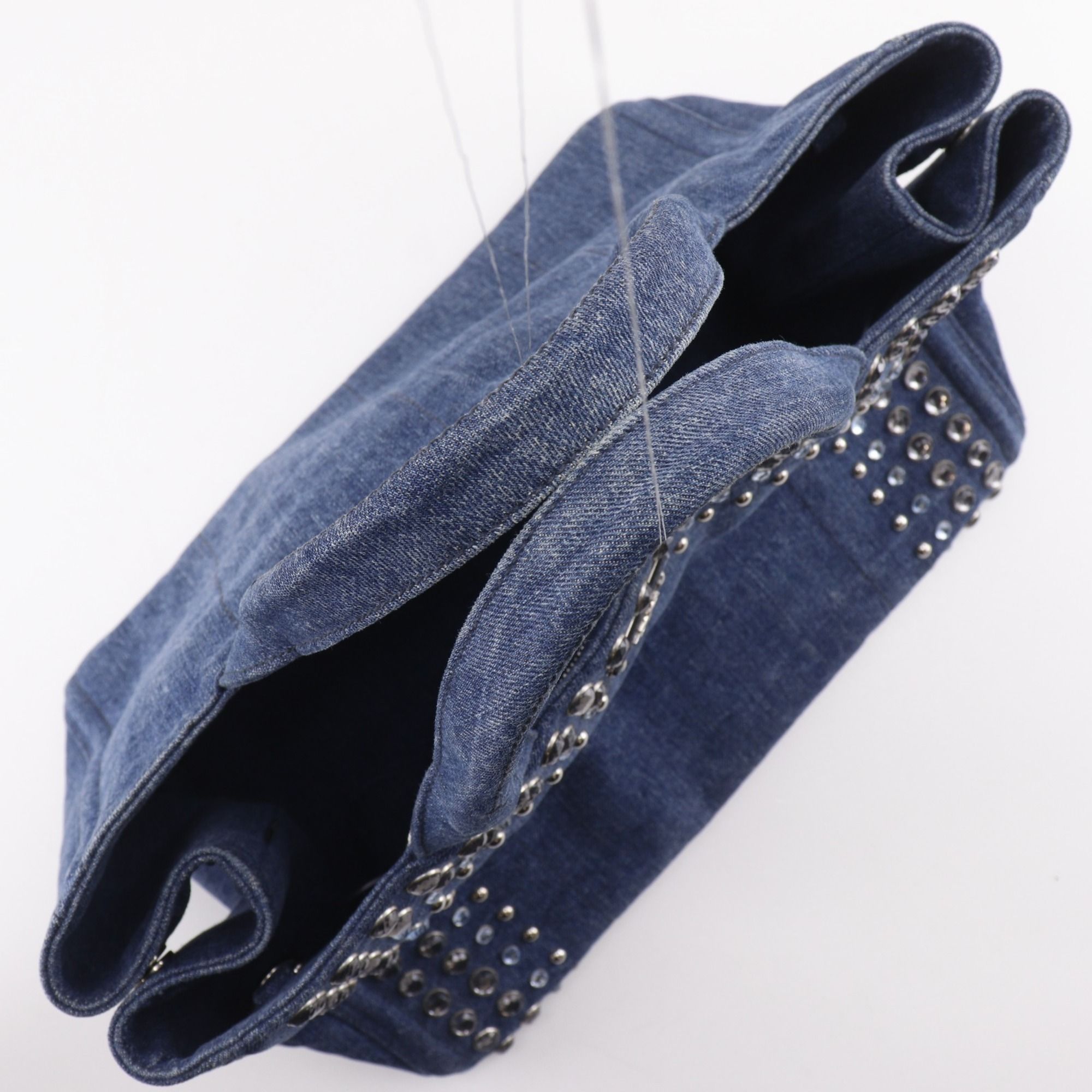 Denim Handbag (Pre-Owned) - Prada - Modalova