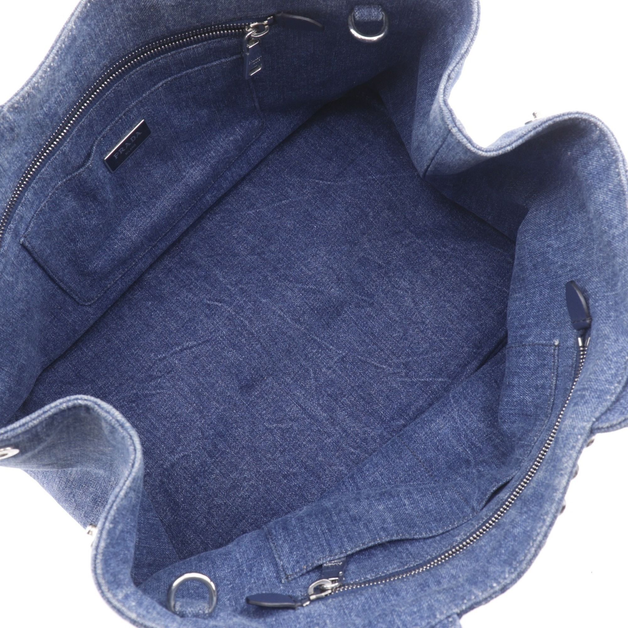 Denim Handbag (Pre-Owned) - Prada - Modalova