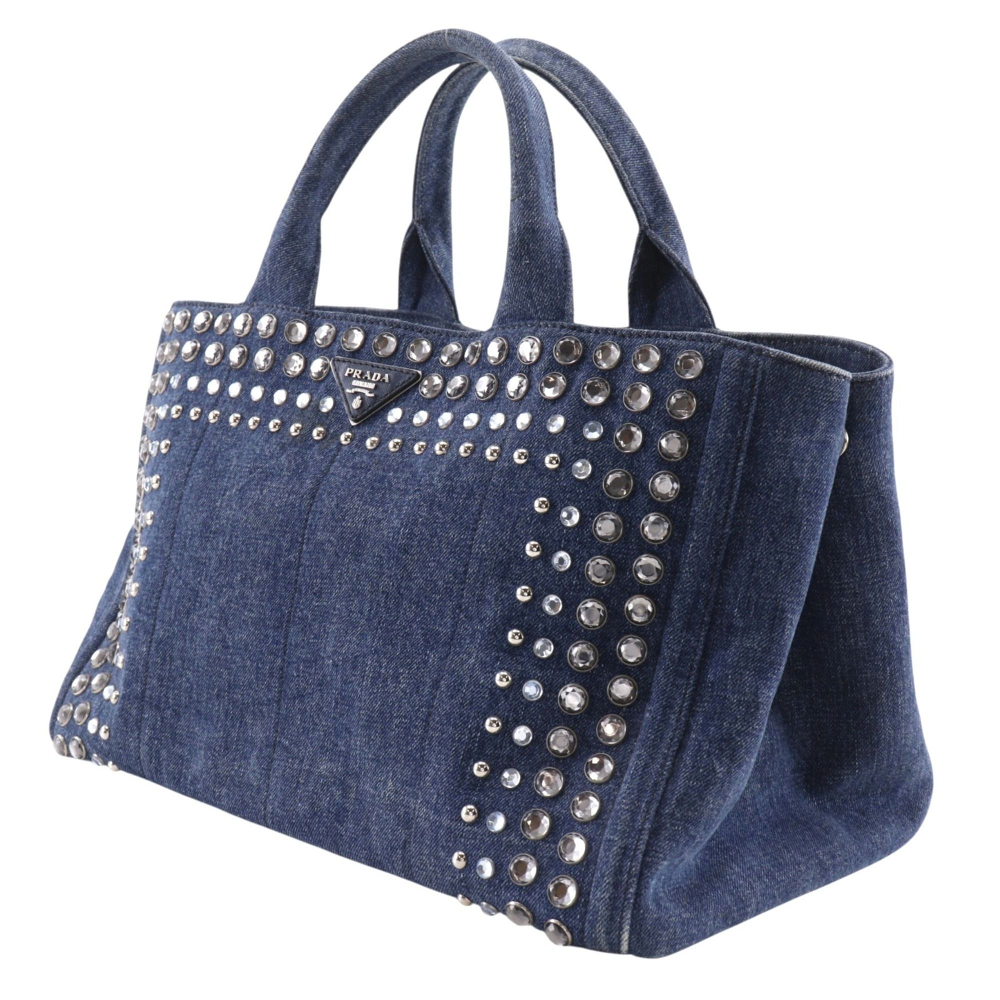 Denim Handbag (Pre-Owned) - Prada - Modalova