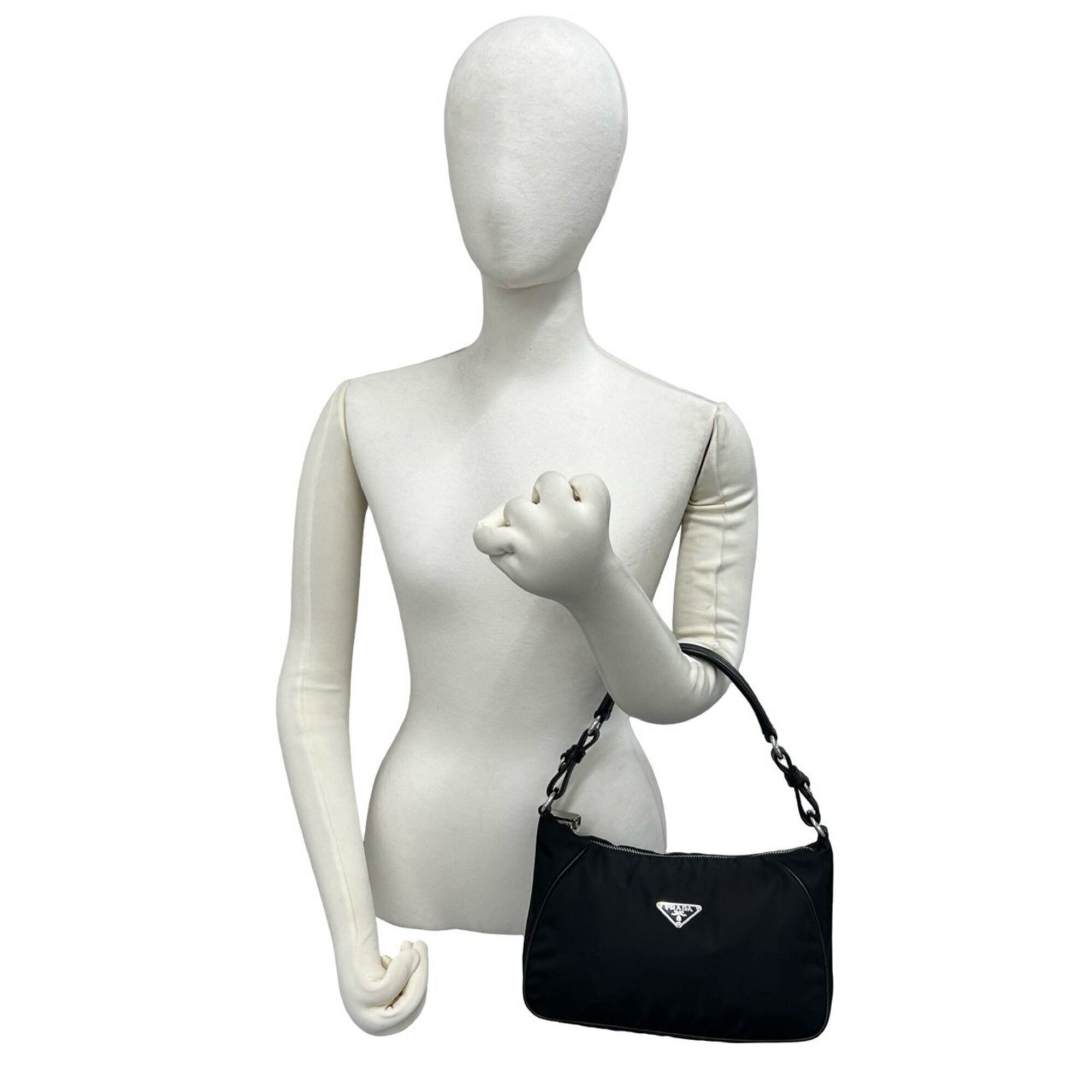 Nylon Leather Handbag Shoulder Bag (Pre-Owned) - Prada - Modalova