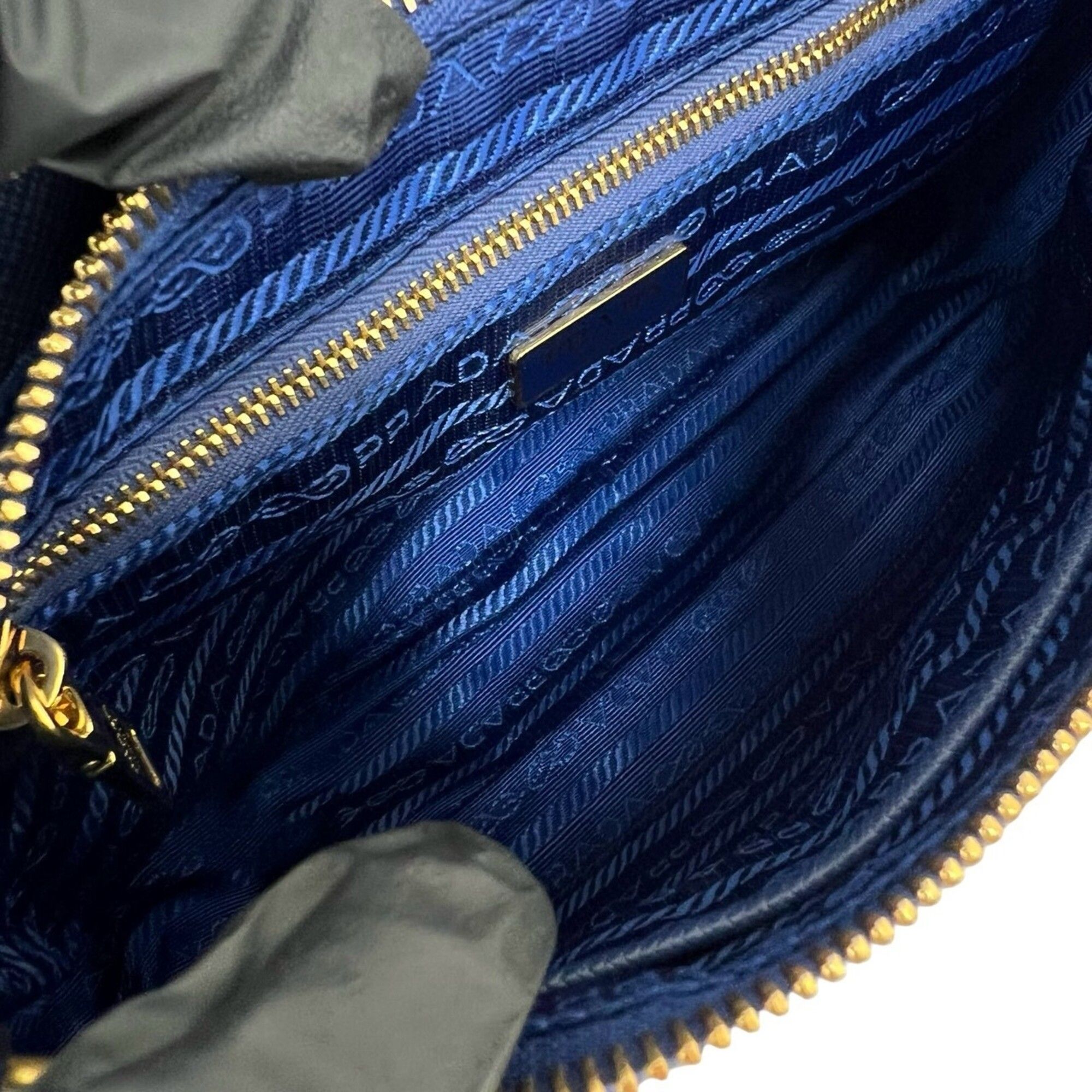 Nylon Leather Pochette Shoulder Bag (Pre-Owned) - Prada - Modalova