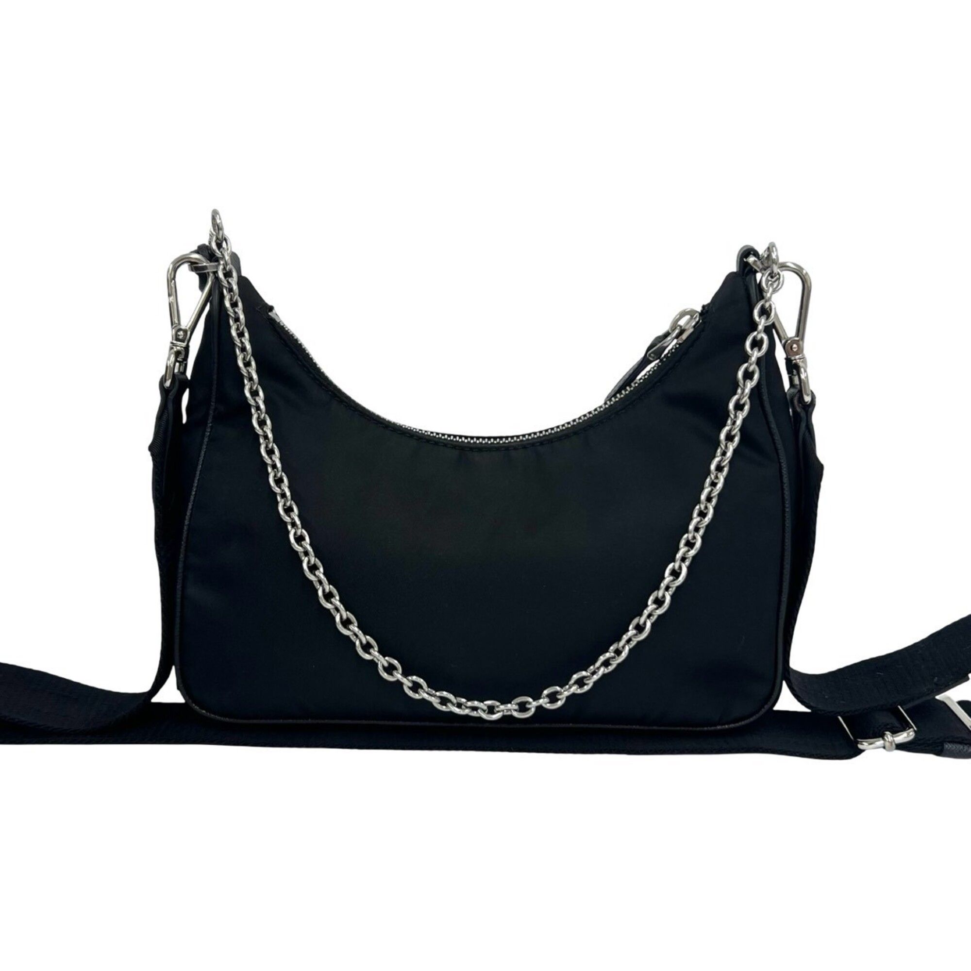Nylon Leather Pouch Shoulder Bag (Pre-Owned) - Prada - Modalova
