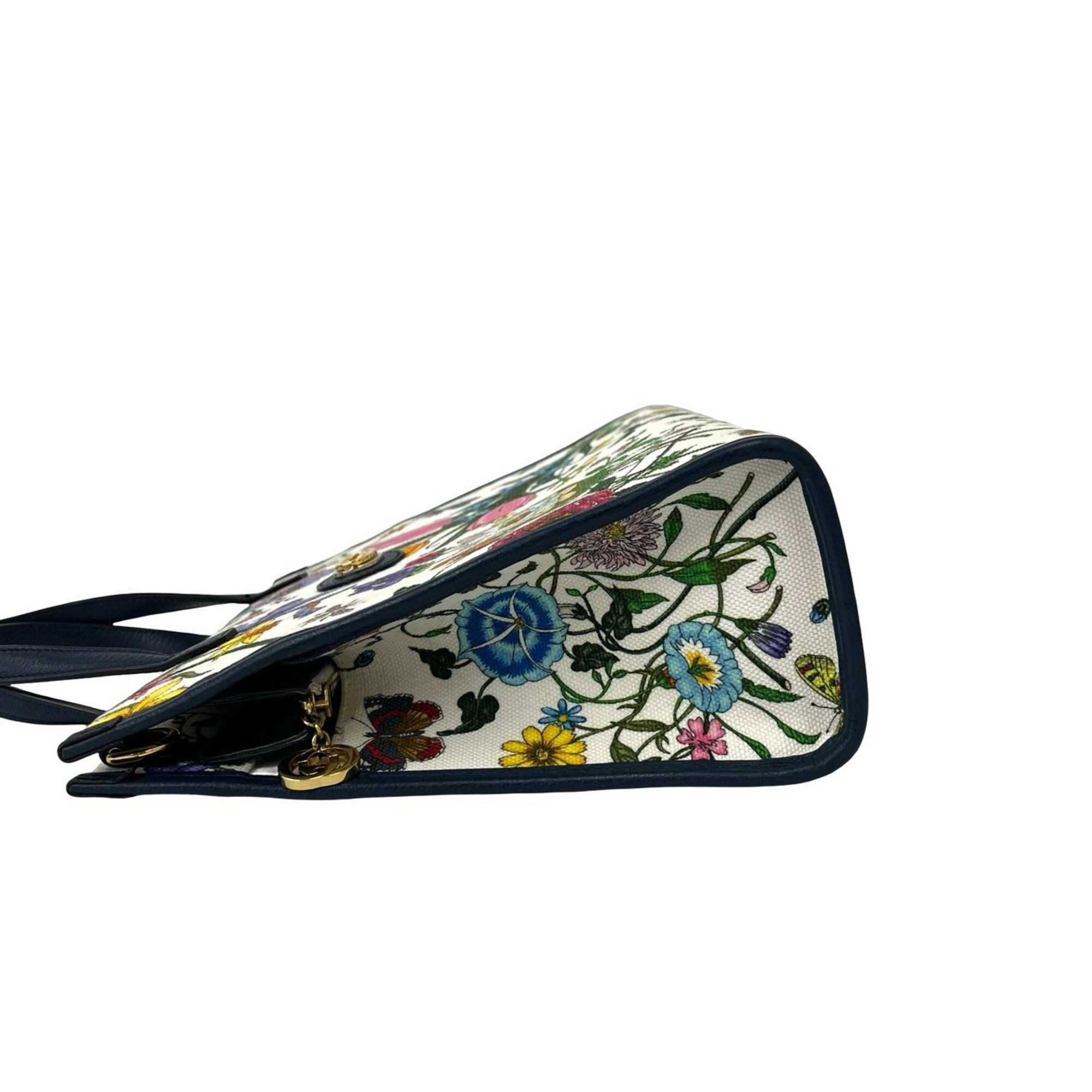 Canvas Leather Handbag Shoulder Bag (Pre-Owned) - Gucci - Modalova