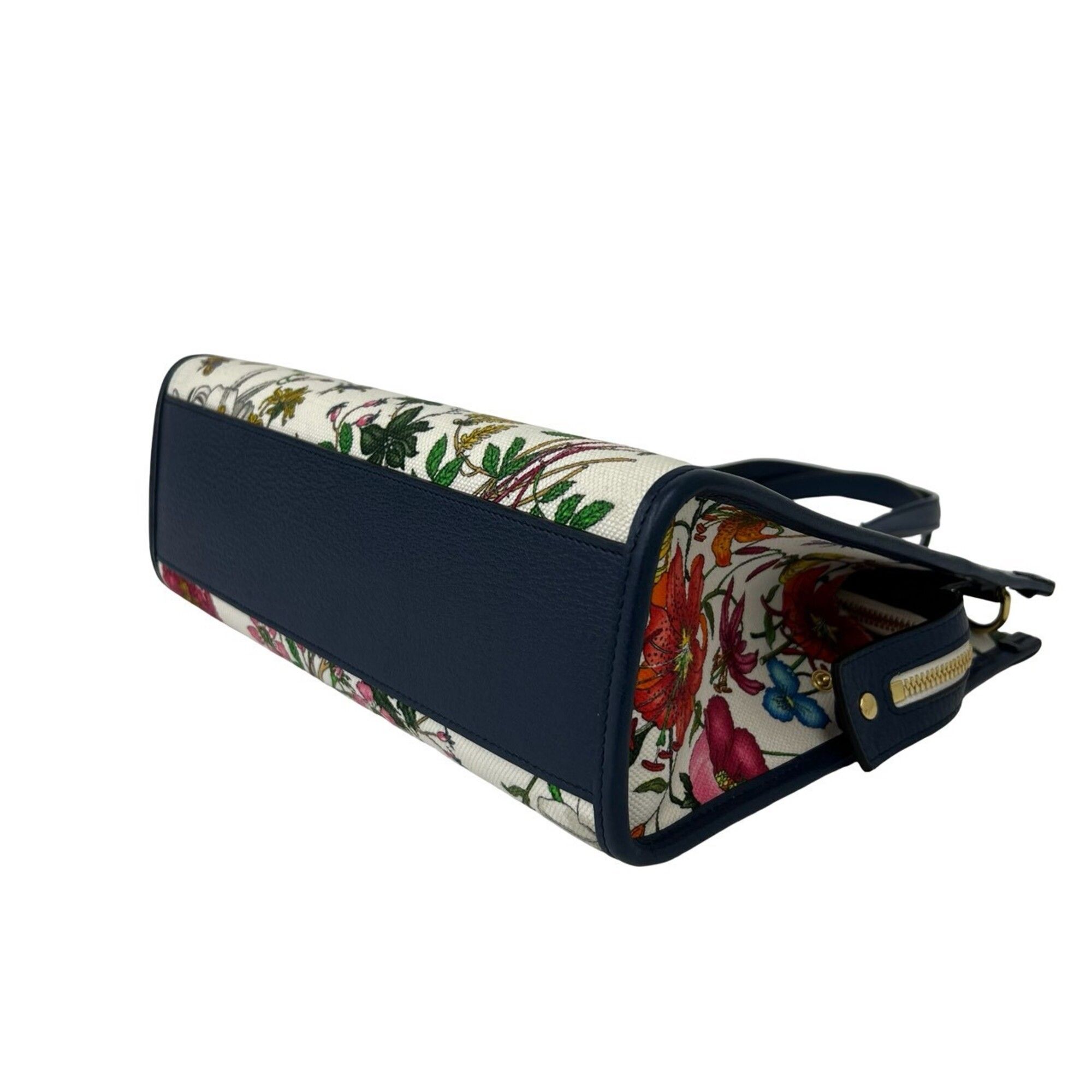 Canvas Leather Handbag Shoulder Bag (Pre-Owned) - Gucci - Modalova