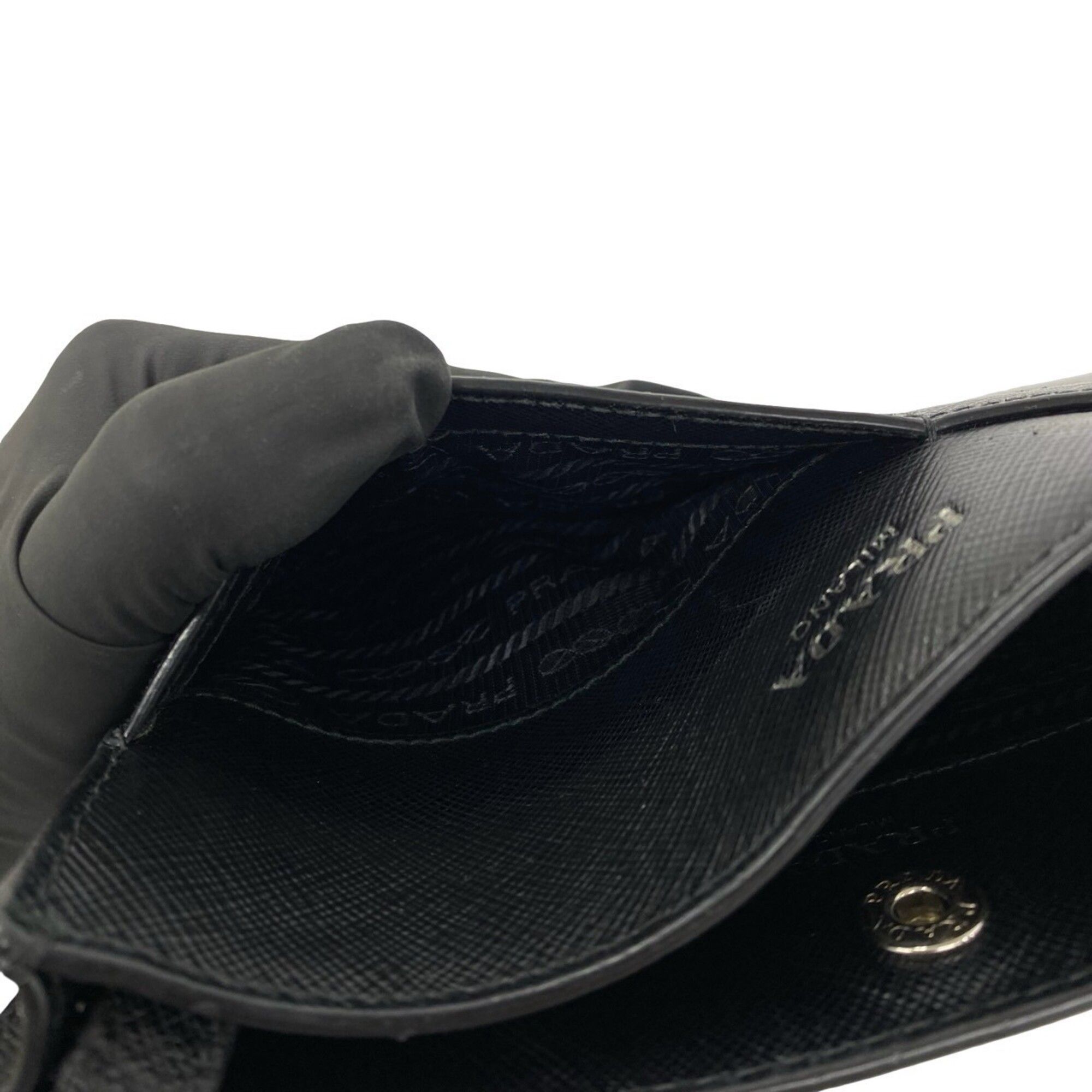 Leather Pochette Shoulder Bag (Pre-Owned) - Prada - Modalova