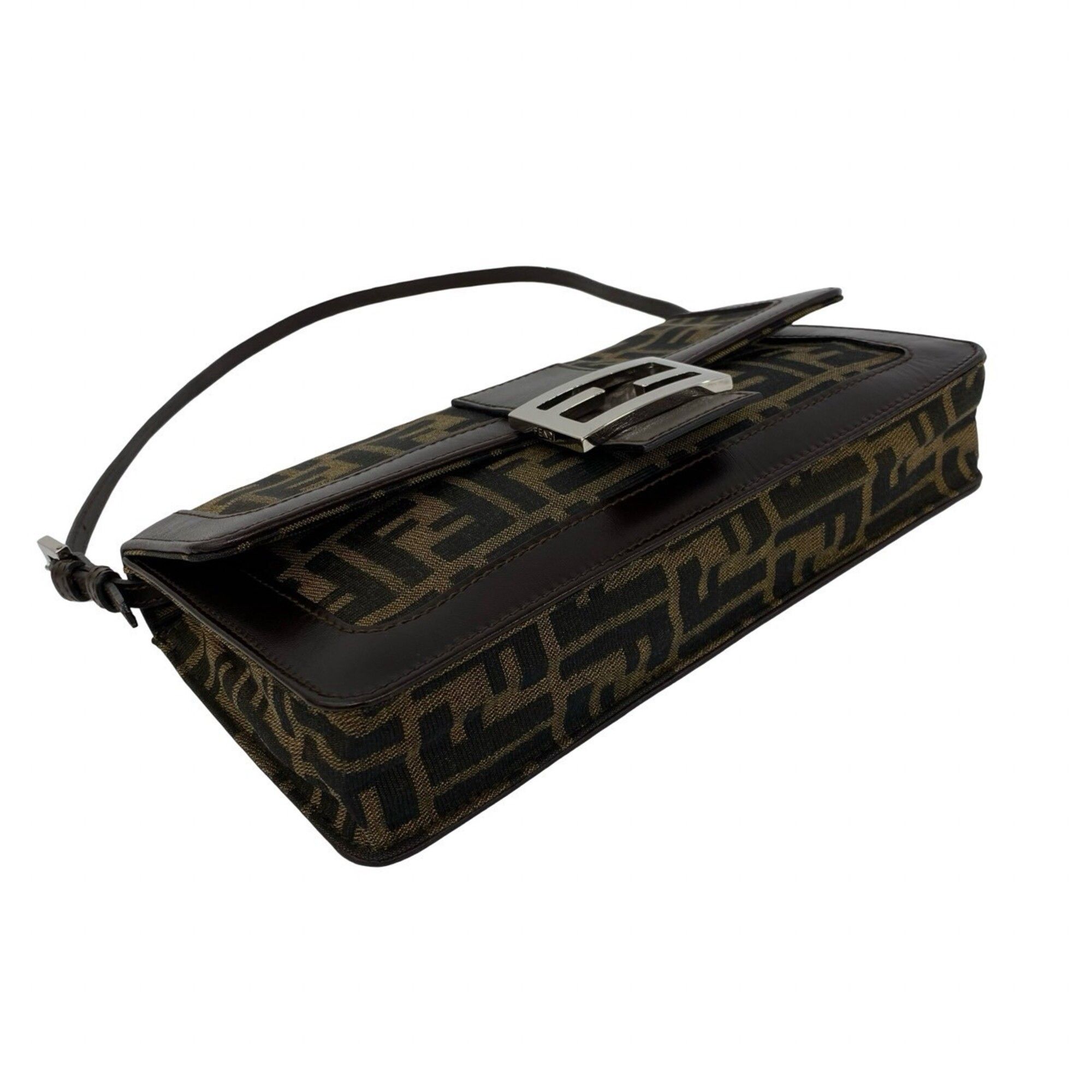 Leather Canvas Shoulder Bag (Pre-Owned) - Fendi - Modalova
