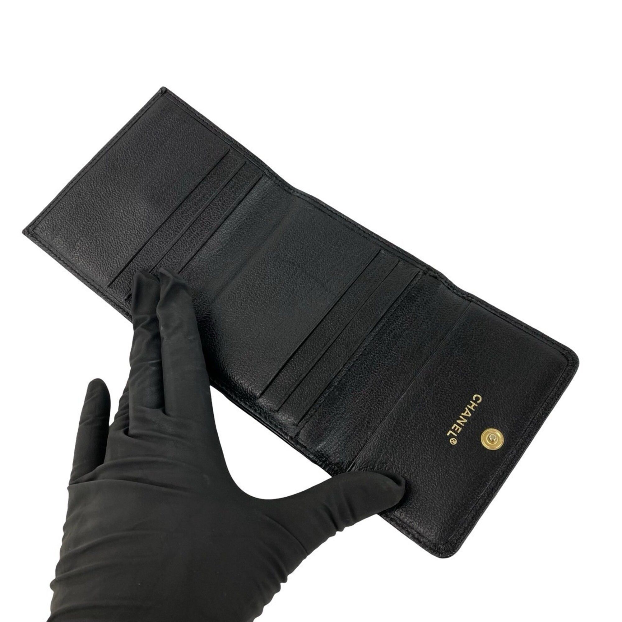 Leather Wallet (Tri-Fold) (Pre-Owned) - Chanel - Modalova