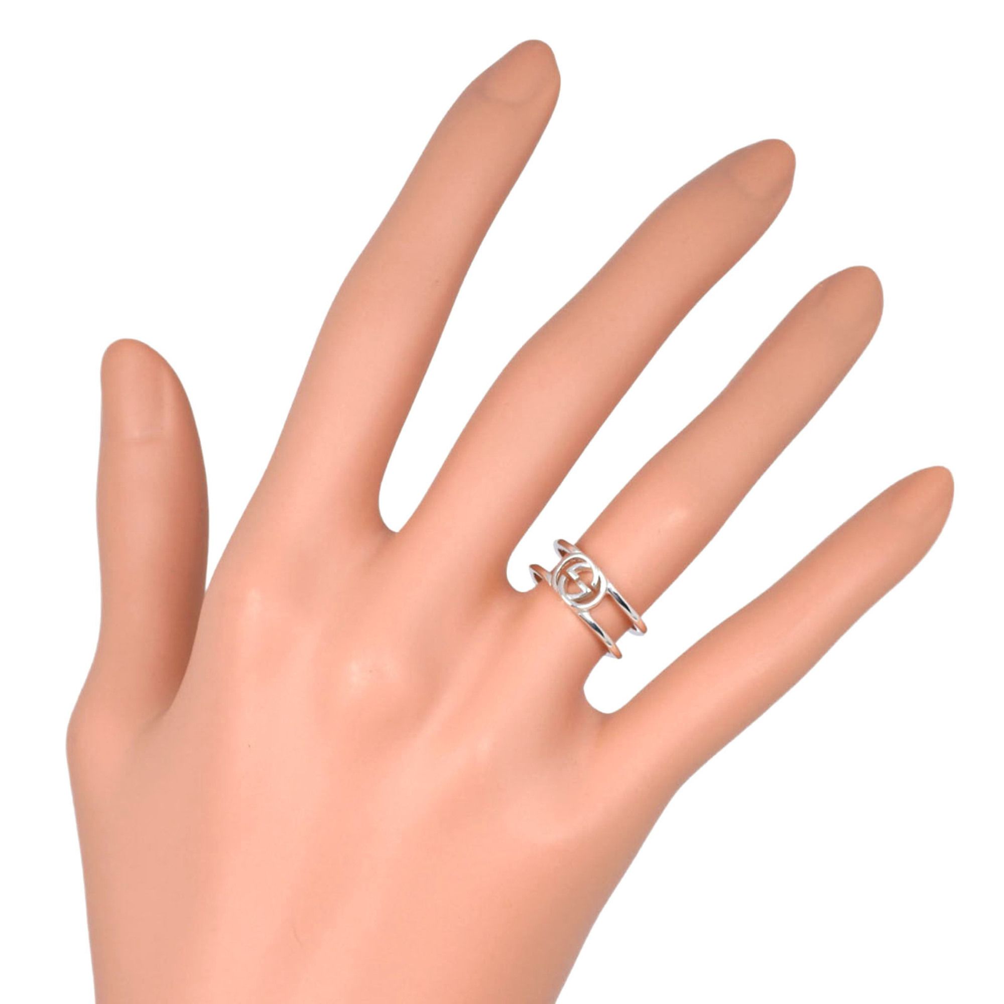 Silver 925 Band Ring (Pre-Owned) - Gucci - Modalova