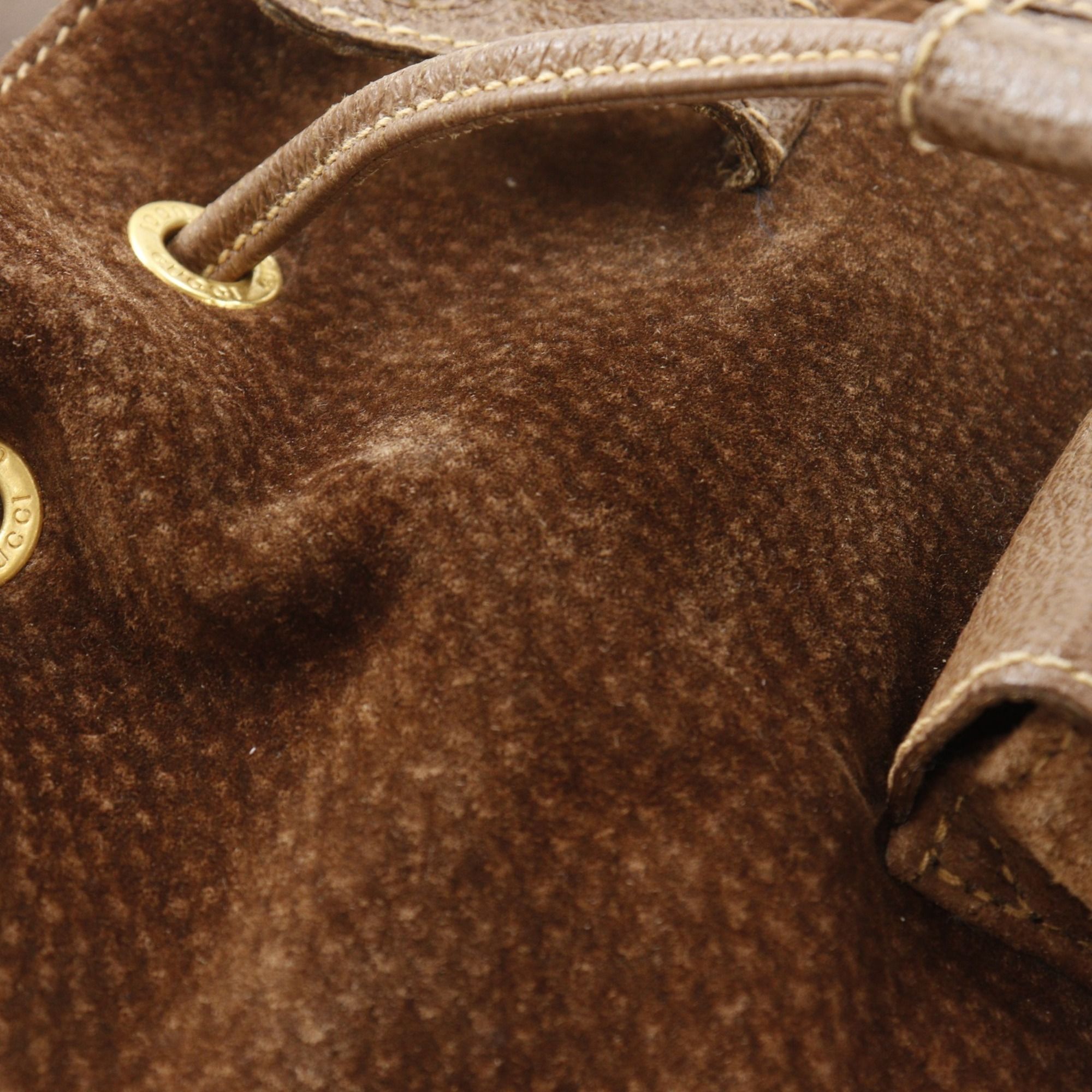 Suede Backpack (Pre-Owned) - Gucci - Modalova