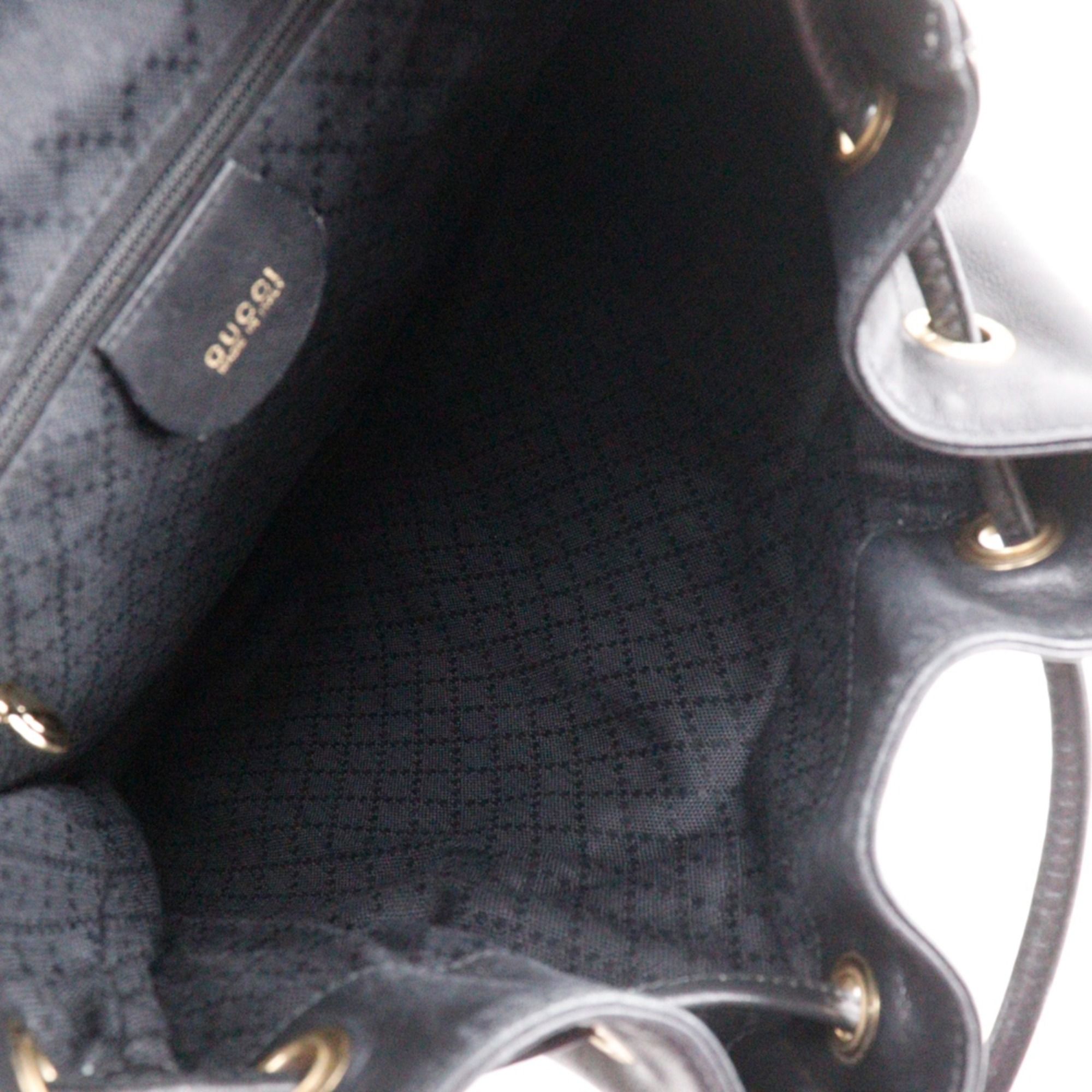 Bamboo Leather Backpack (Pre-Owned) - Gucci - Modalova