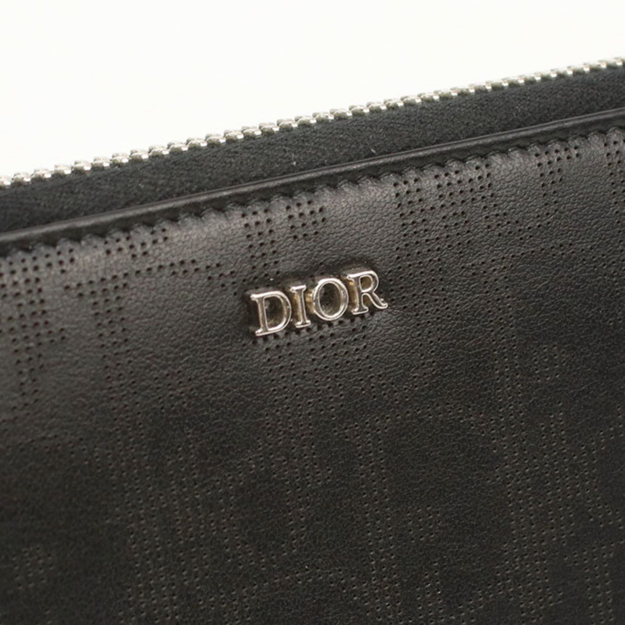 Leather Long Wallet (Bi-Fold) (Pre-Owned) - Christian Dior - Modalova