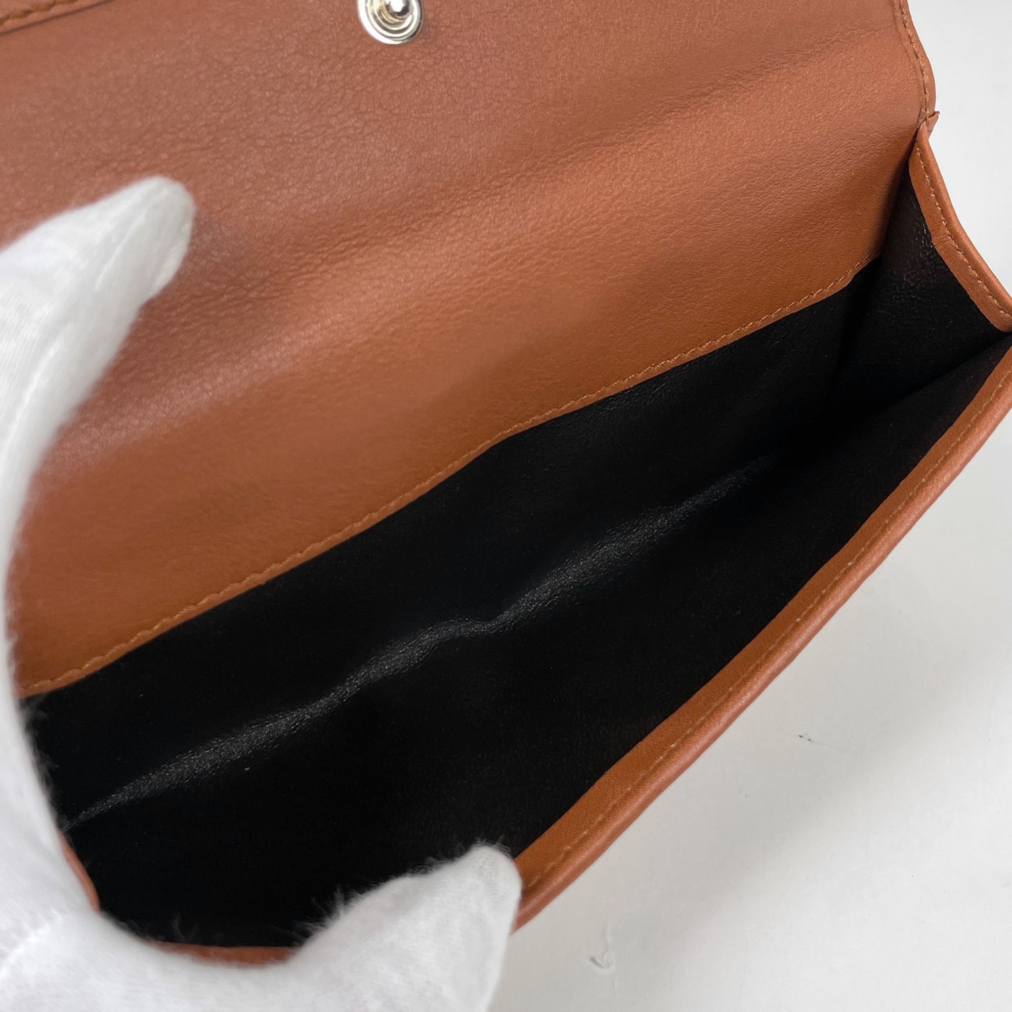 Canvas Leather Long Wallet (Bi-Fold) (Pre-Owned) - Gucci - Modalova