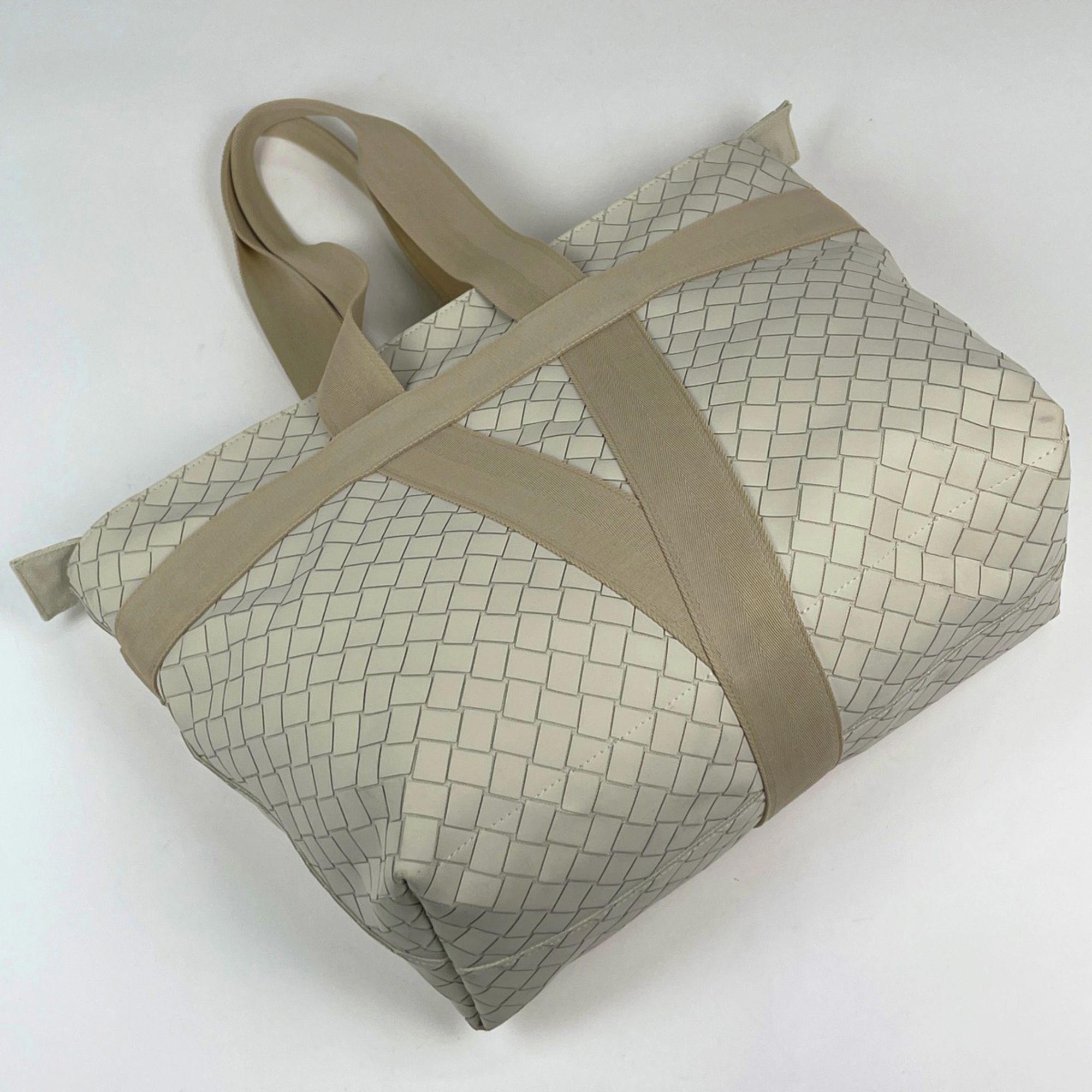 Rubber Canvas Tote Bag (Pre-Owned) - Bottega Veneta - Modalova