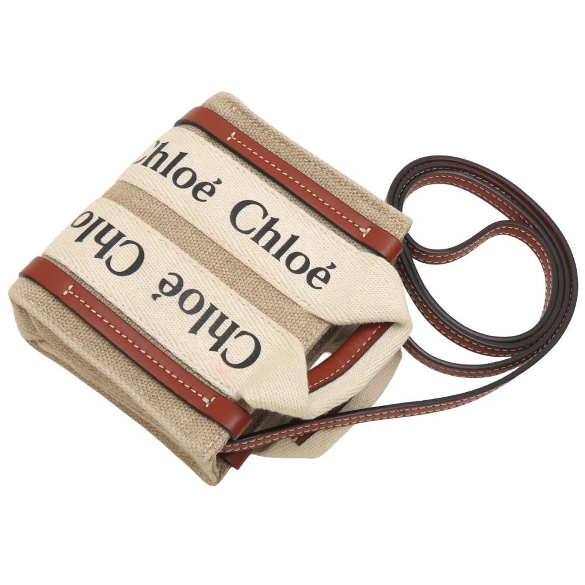 Linen Leather Shoulder Bag (Pre-Owned) - Chloé - Modalova
