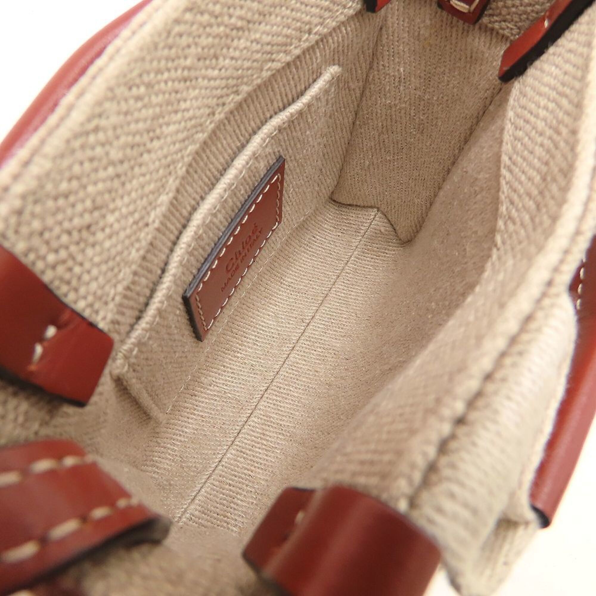 Linen Leather Shoulder Bag (Pre-Owned) - Chloé - Modalova