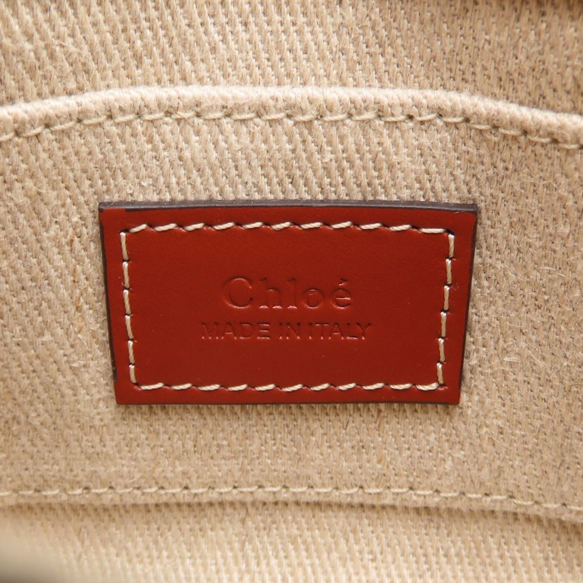 Linen Leather Shoulder Bag (Pre-Owned) - Chloé - Modalova