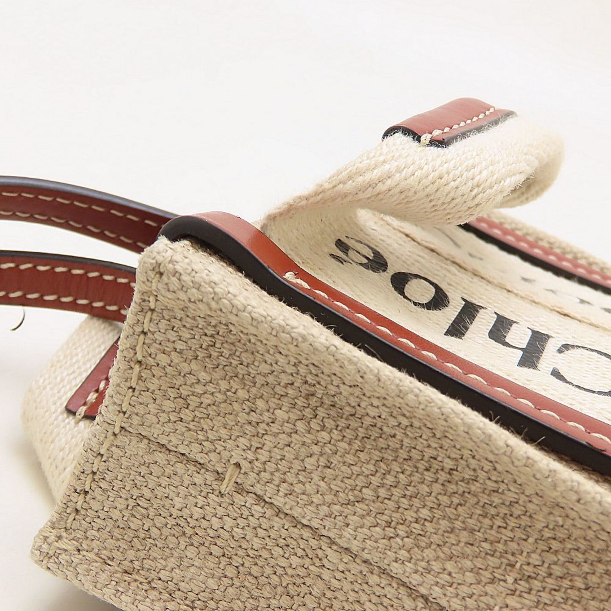 Linen Leather Shoulder Bag (Pre-Owned) - Chloé - Modalova