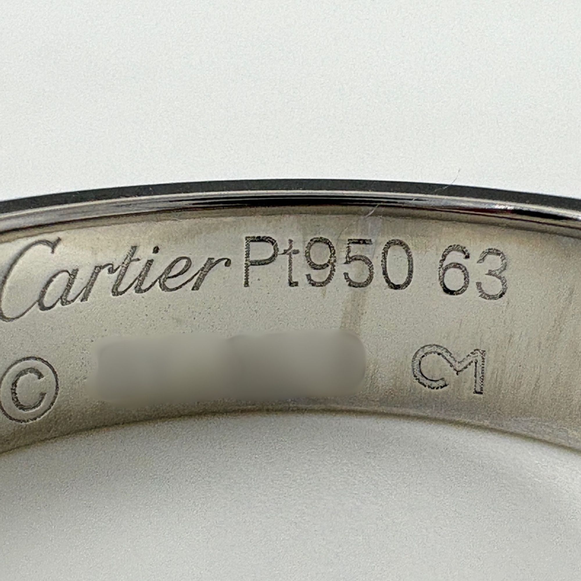 Platinum 950 Band Ring (Pre-Owned) - Cartier - Modalova
