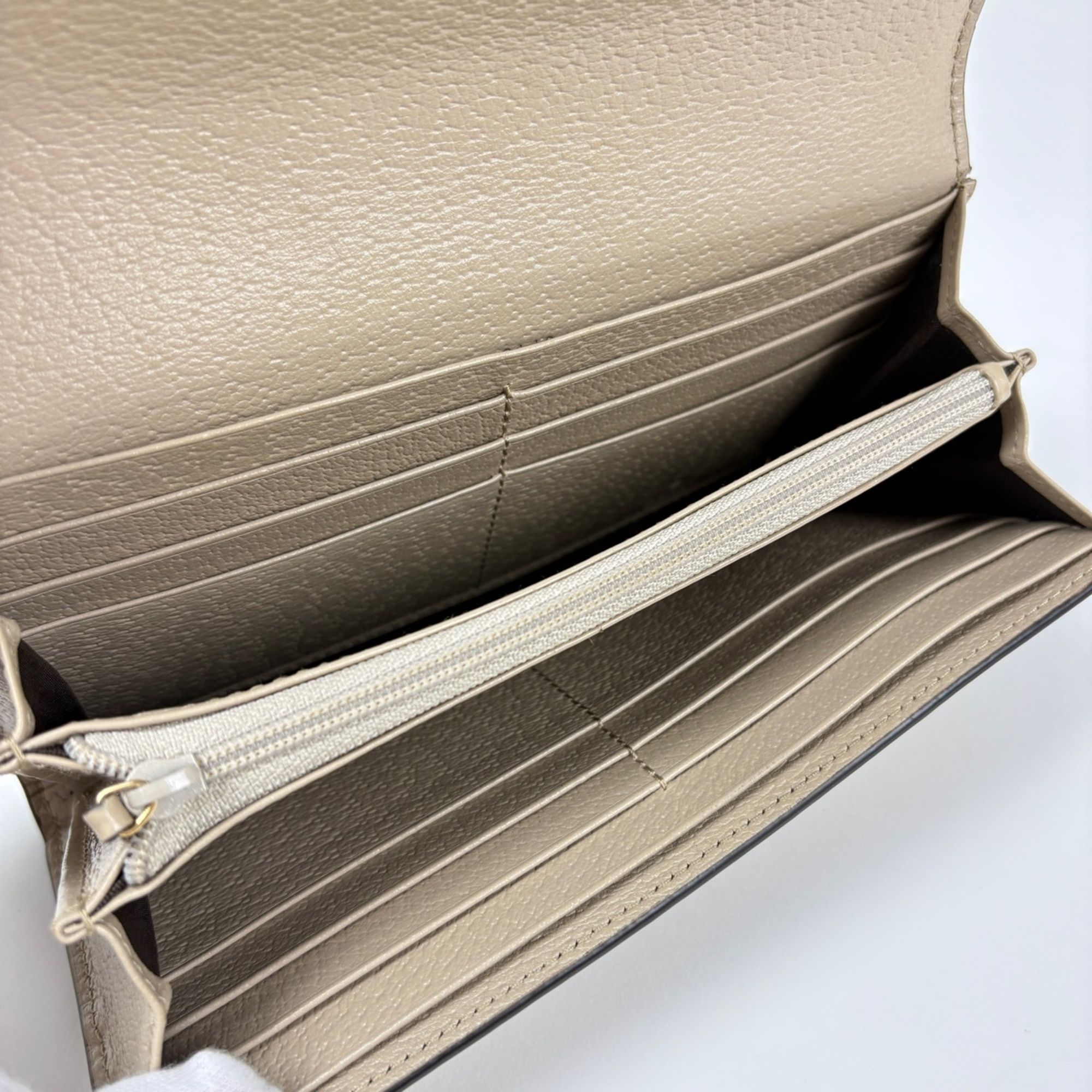 Gg Supreme Leather Long Wallet (Bi-Fold) (Pre-Owned) - Gucci - Modalova