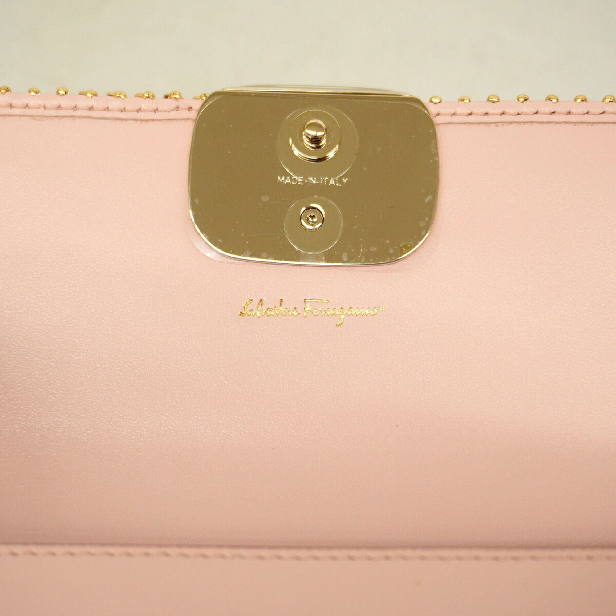 Leather Long Wallet (Bi-Fold) (Pre-Owned) - Salvatore Ferragamo - Modalova