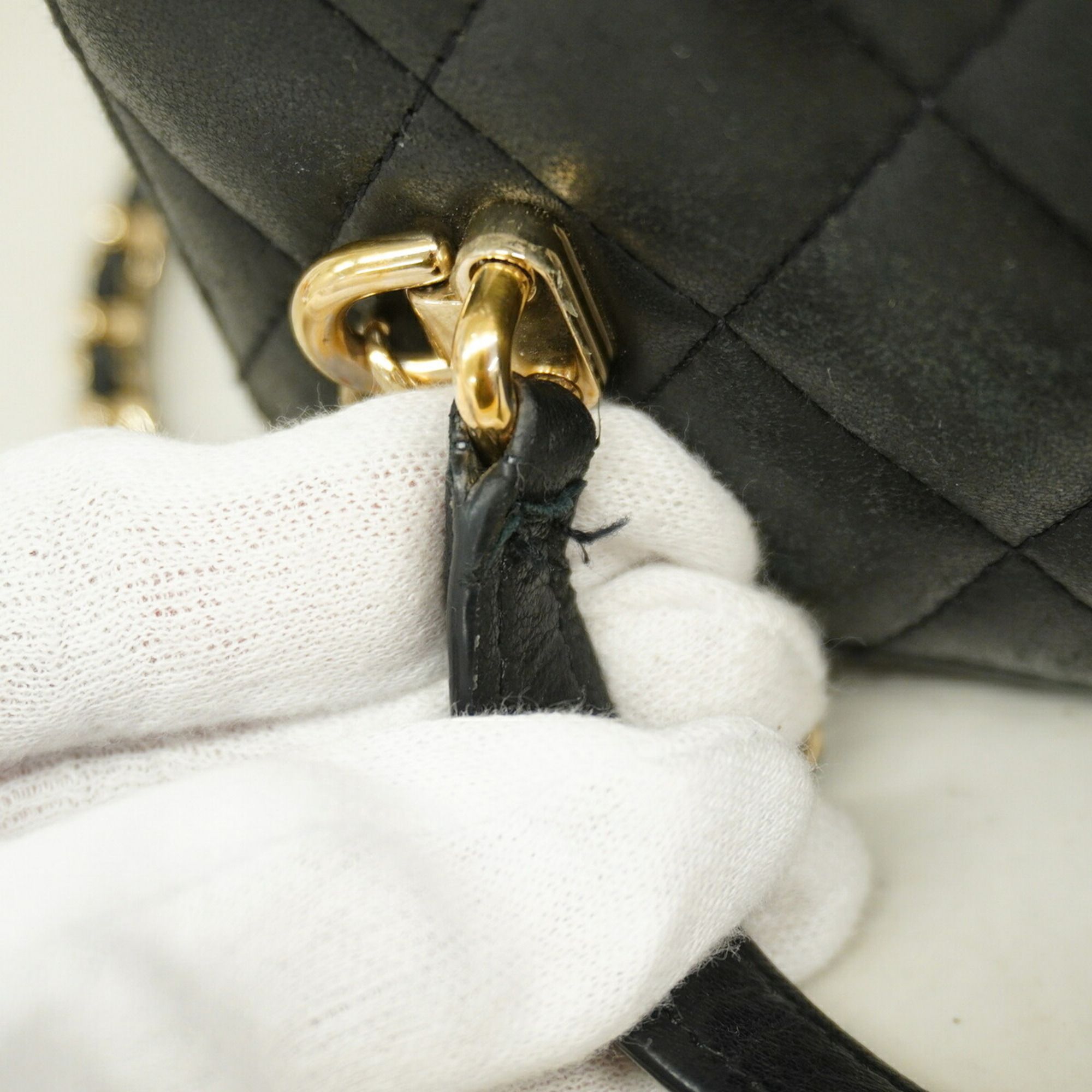 Leather Vanity Bag (Pre-Owned) - Chanel - Modalova