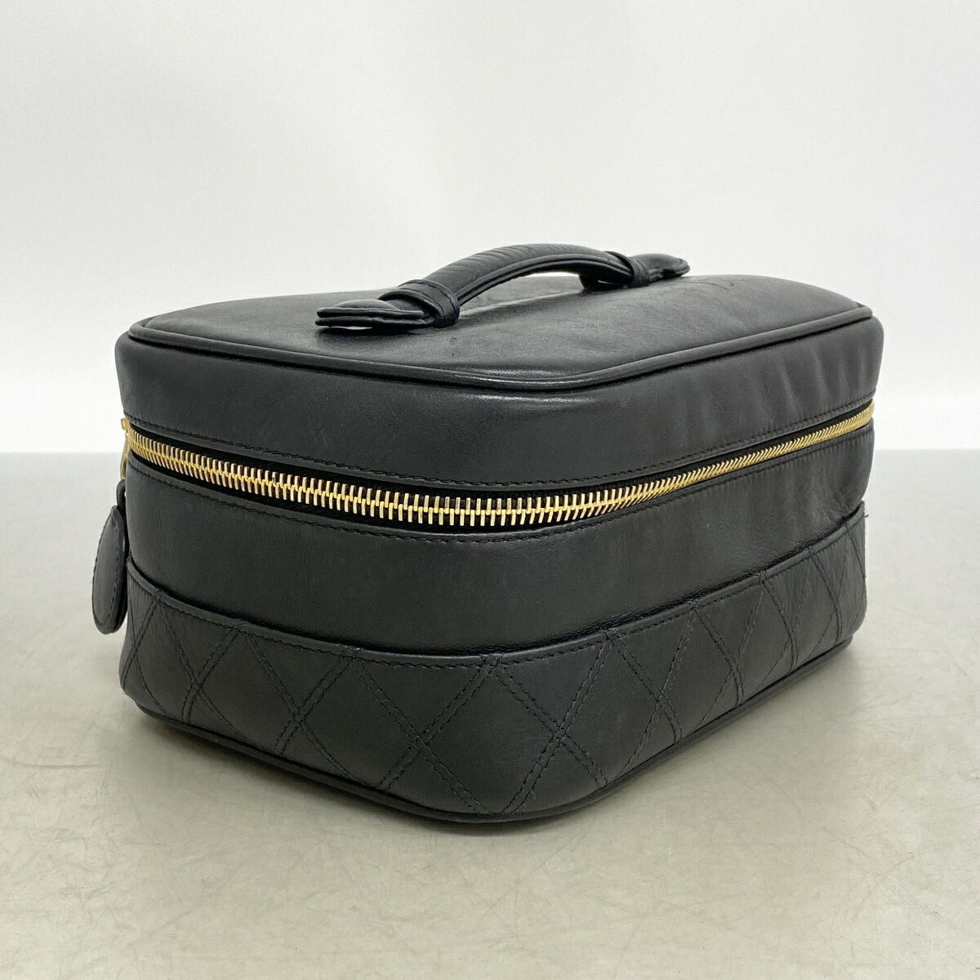 Leather Vanity Bag (Pre-Owned) - Chanel - Modalova