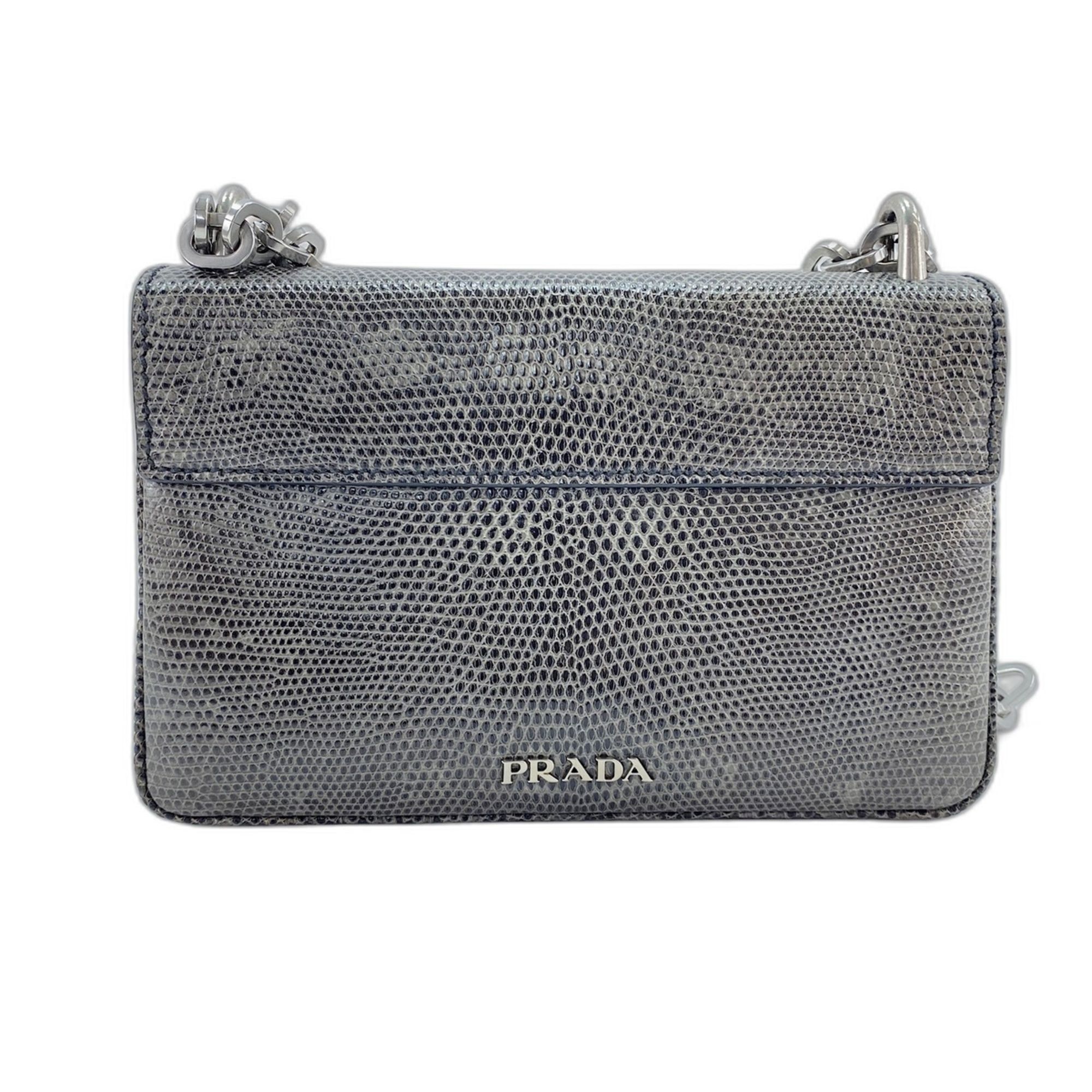 Prada Gray Shoulder Bag (Pre-Owned) - Prada - Modalova
