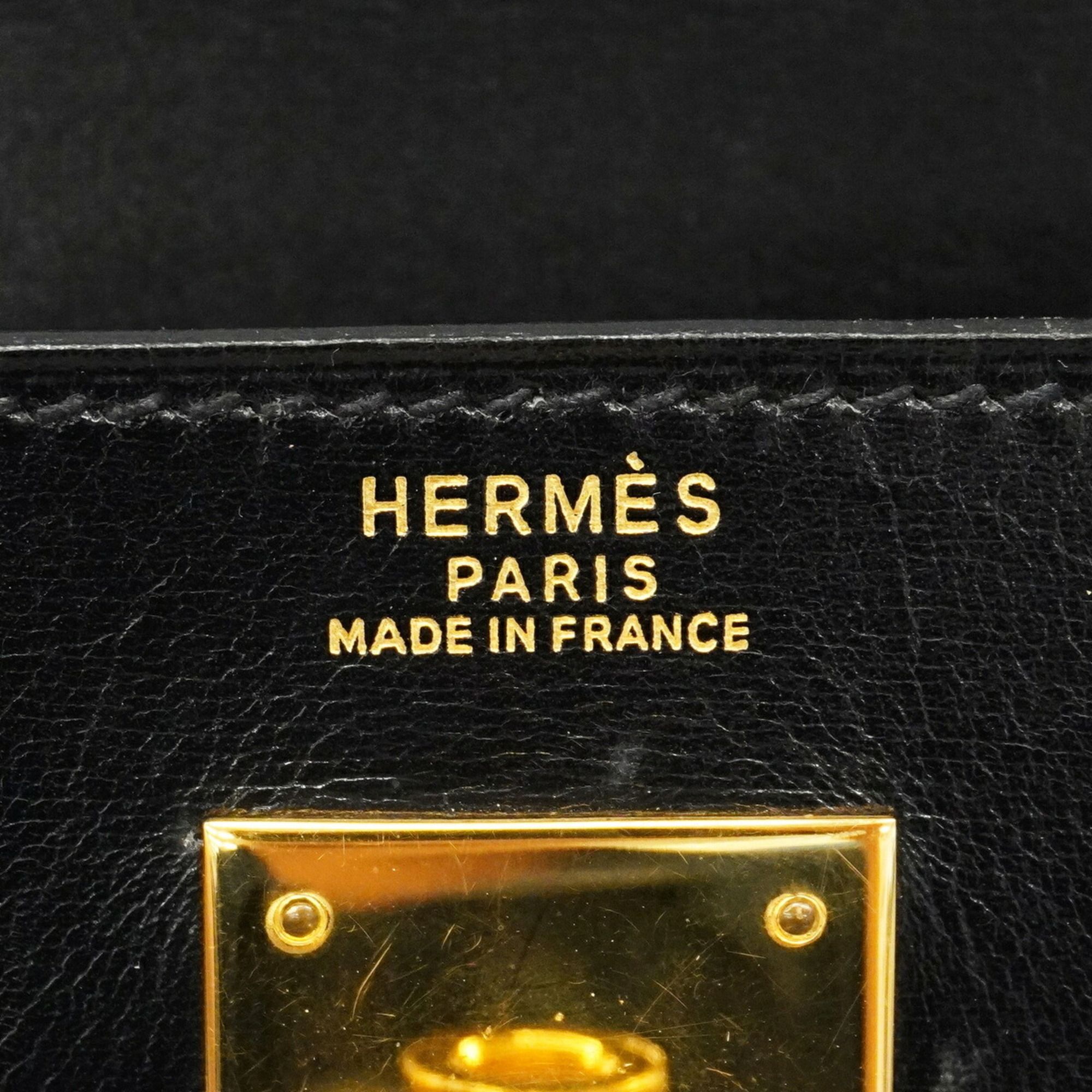 Box Calf Leather Handbag (Pre-Owned) - Hermes - Modalova