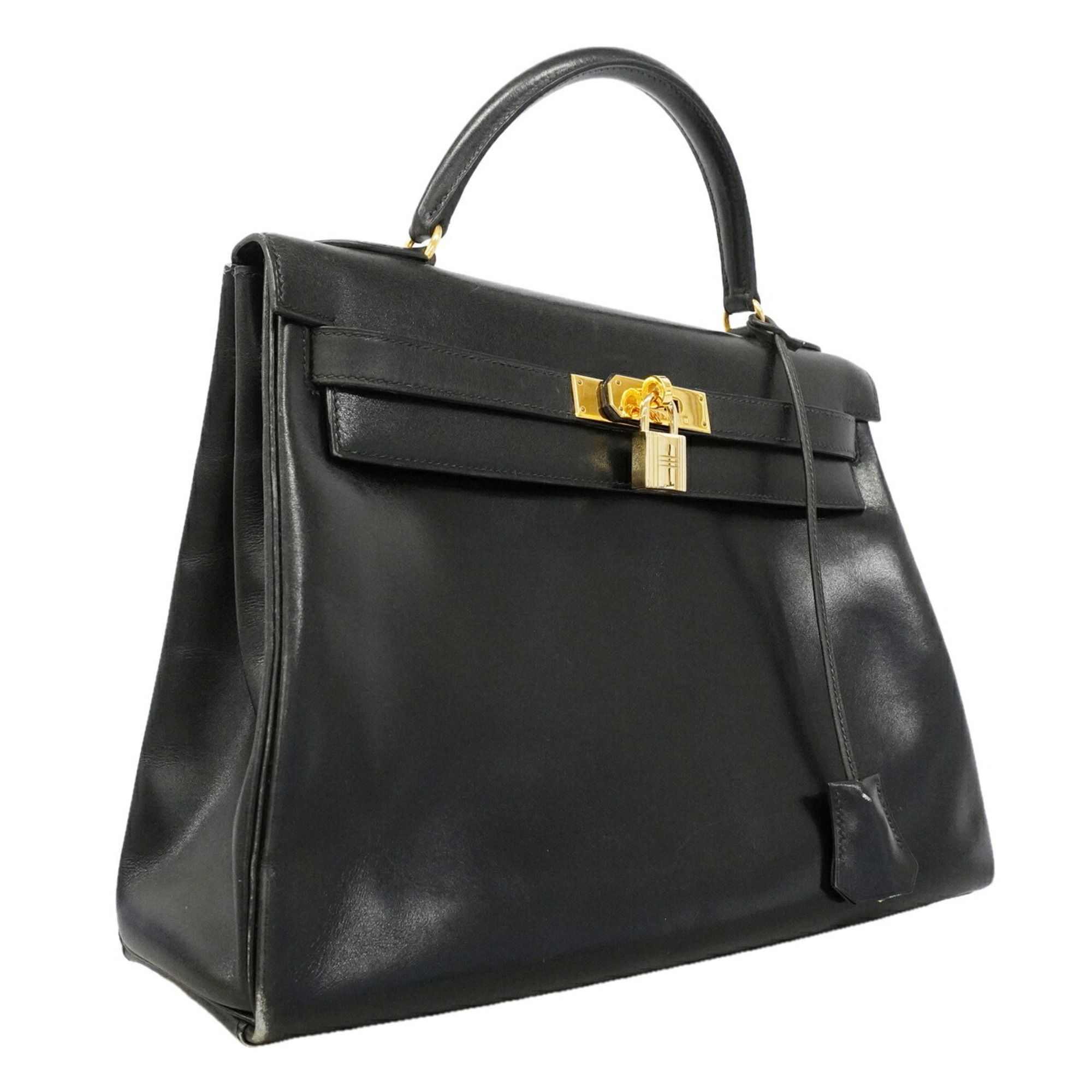 Box Calf Leather Handbag (Pre-Owned) - Hermes - Modalova