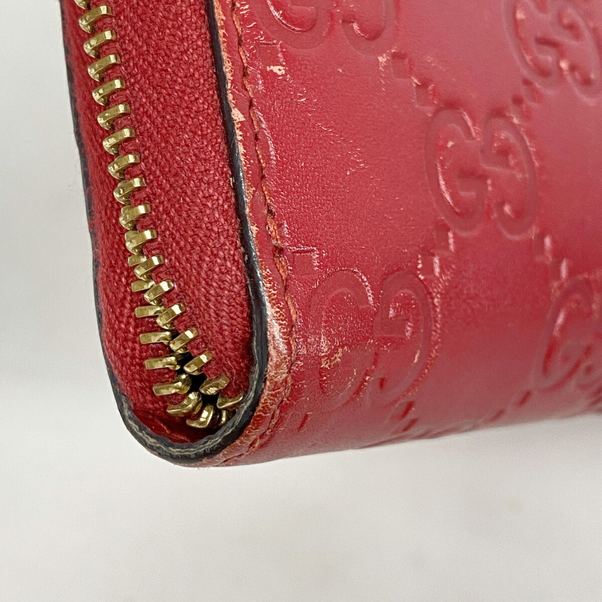 Leather Long Wallet (Bi-Fold) (Pre-Owned) - Gucci - Modalova