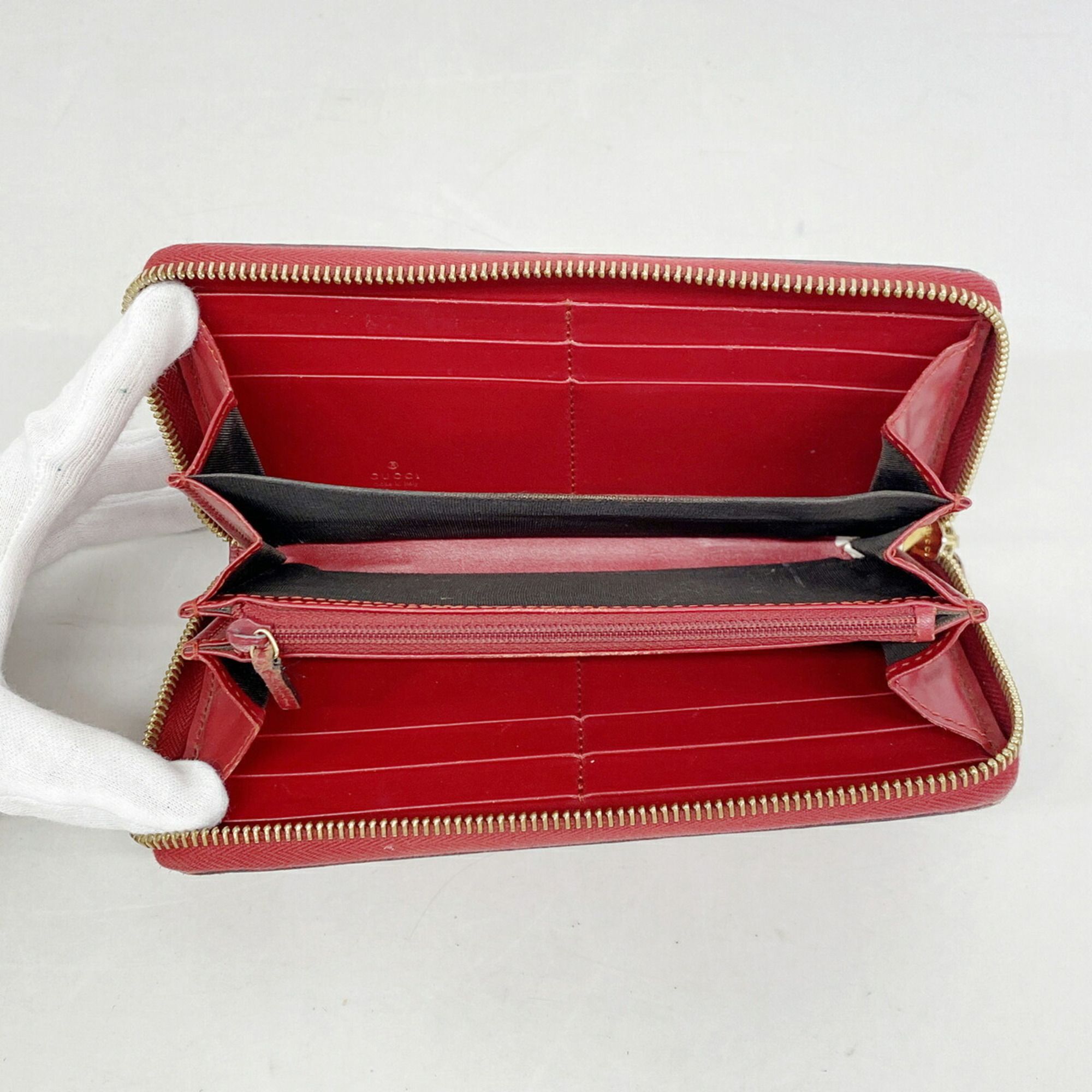 Leather Long Wallet (Bi-Fold) (Pre-Owned) - Gucci - Modalova