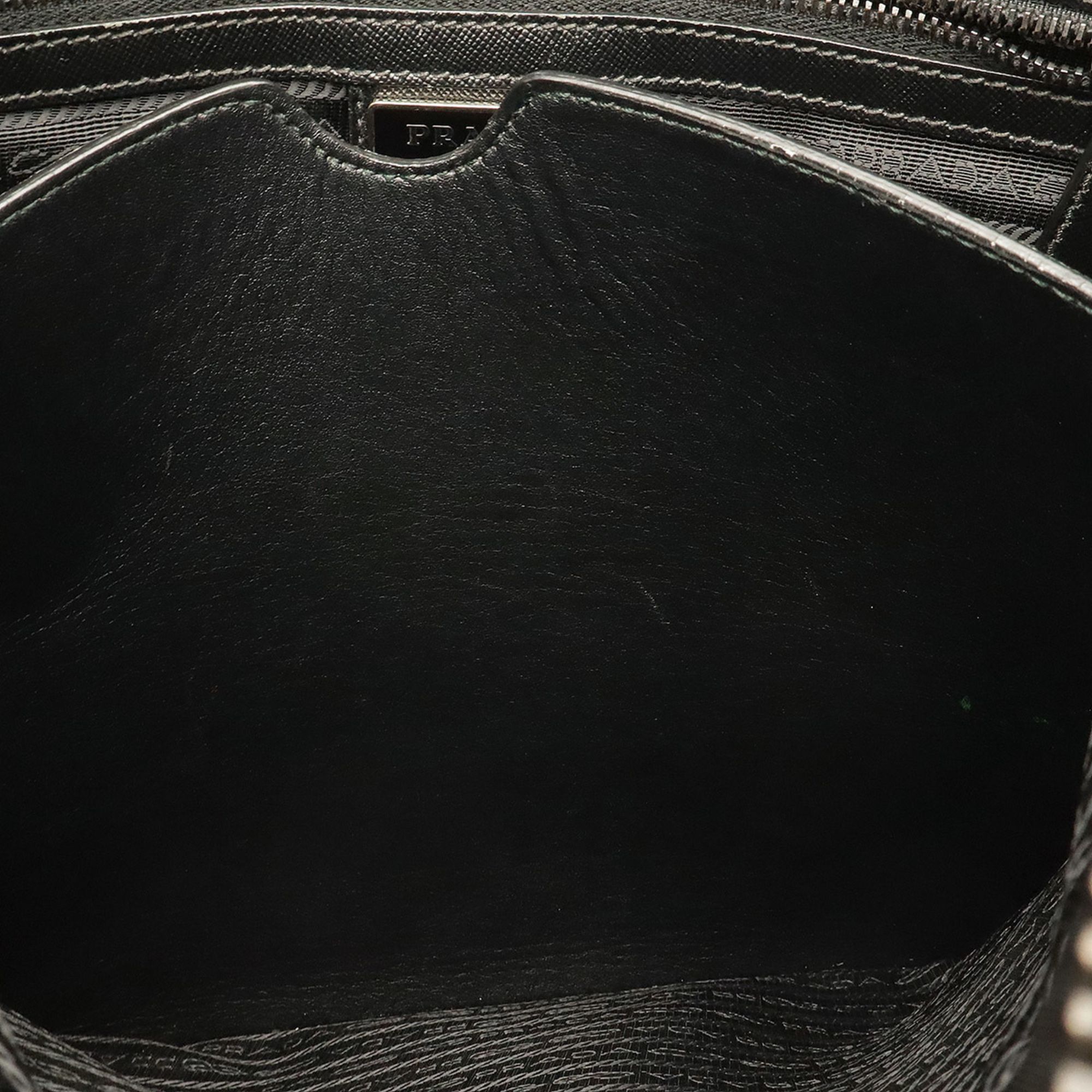 Nylon Leather Handbag Shoulder Bag Tote Bag (Pre-Owned) - Prada - Modalova