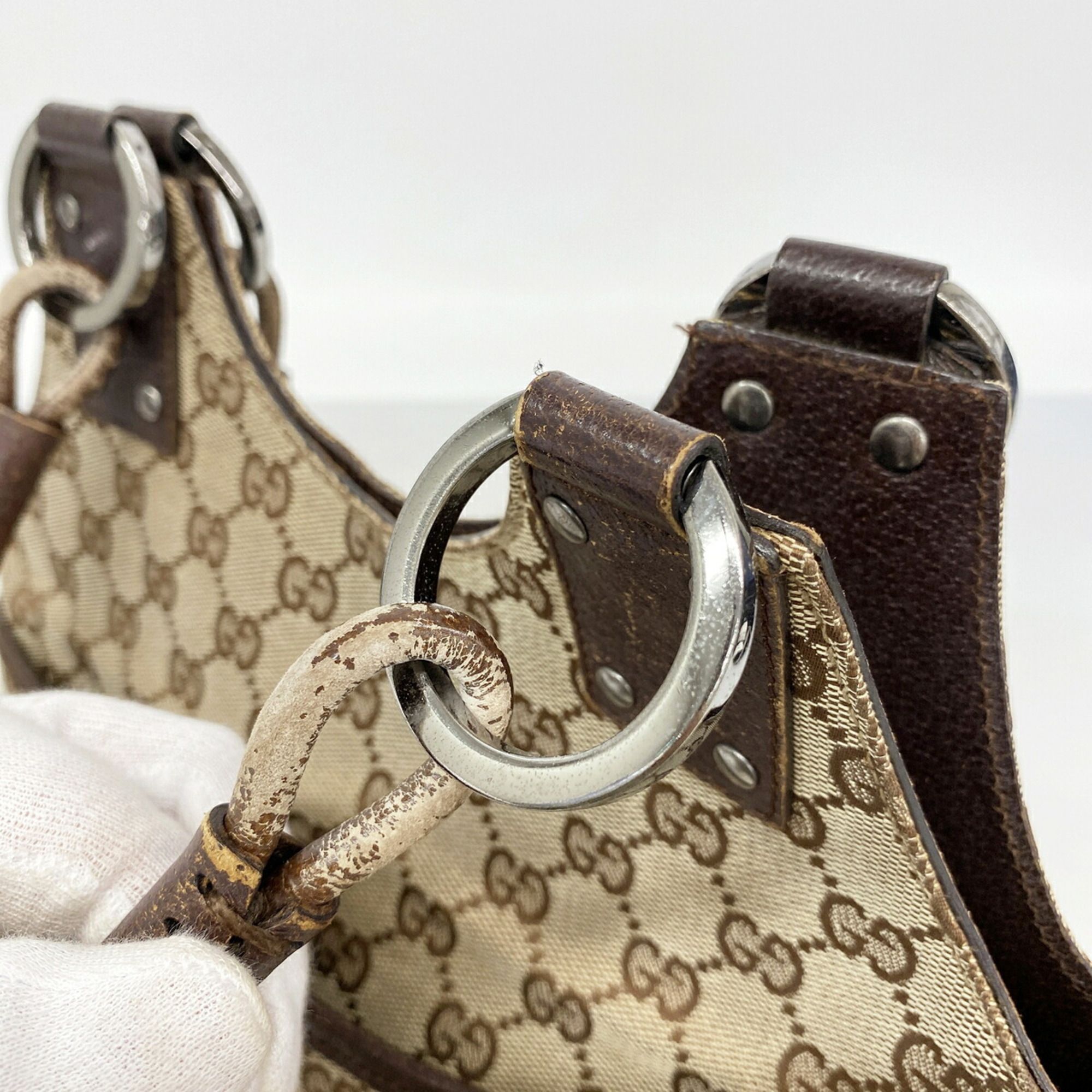 Canvas Handbag (Pre-Owned) - Gucci - Modalova