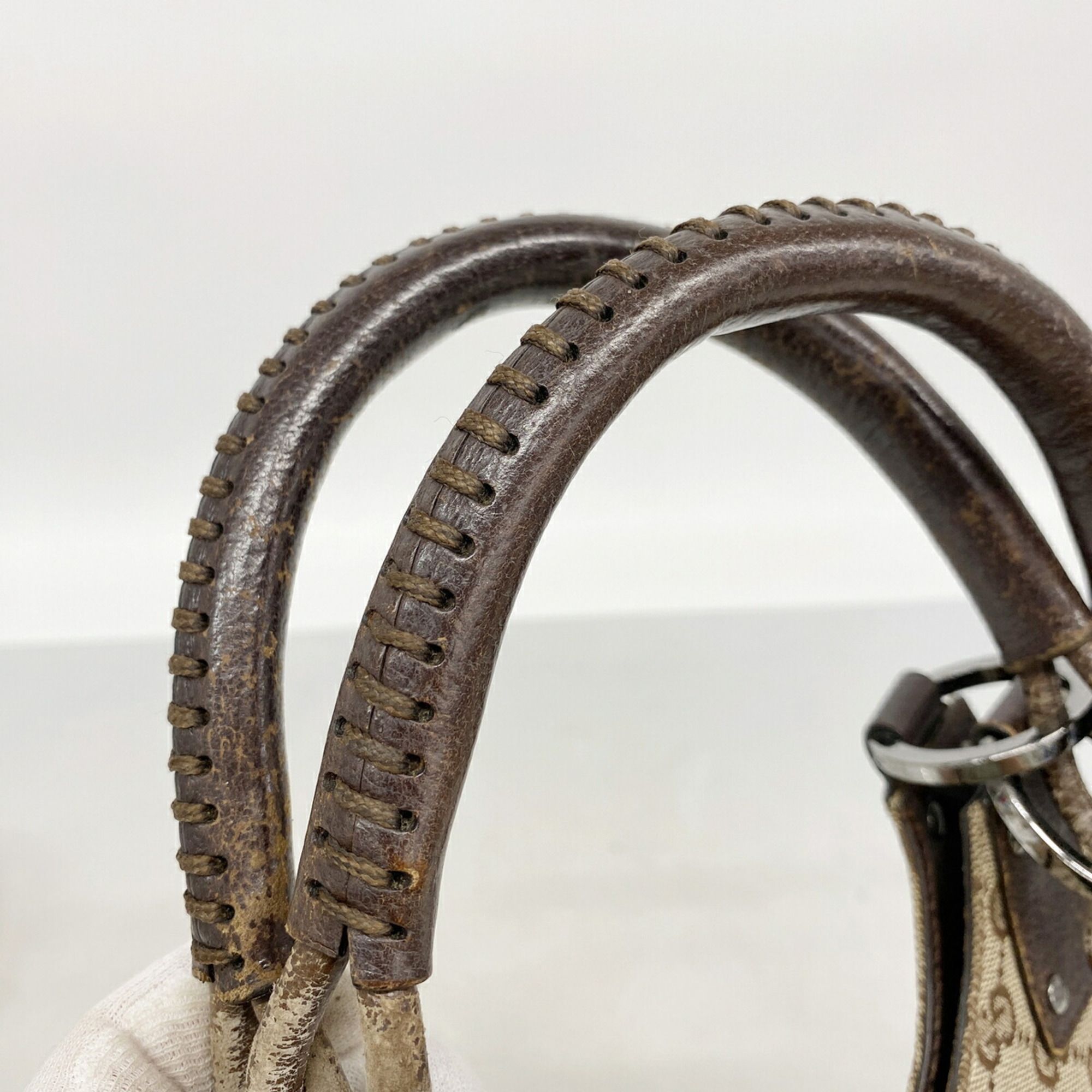 Canvas Handbag (Pre-Owned) - Gucci - Modalova