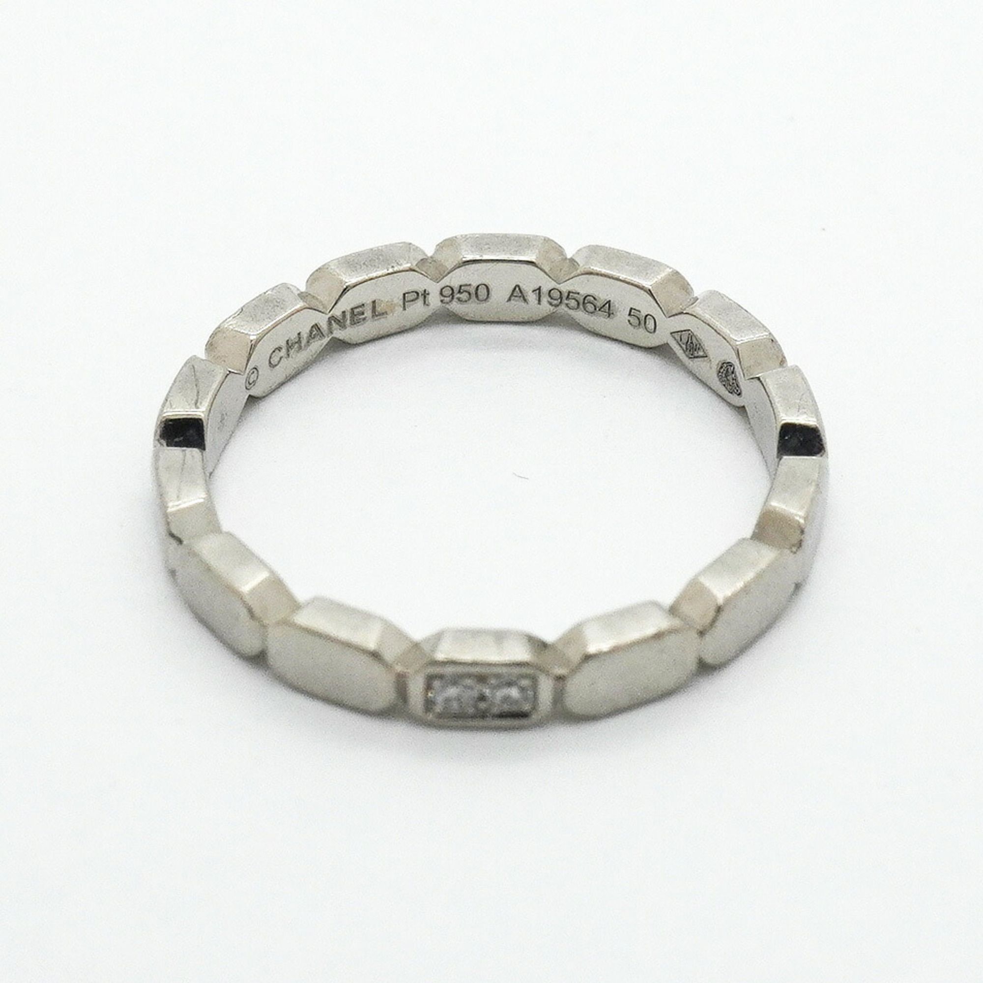 Platinum 950 Band Ring (Pre-Owned) - Chanel - Modalova