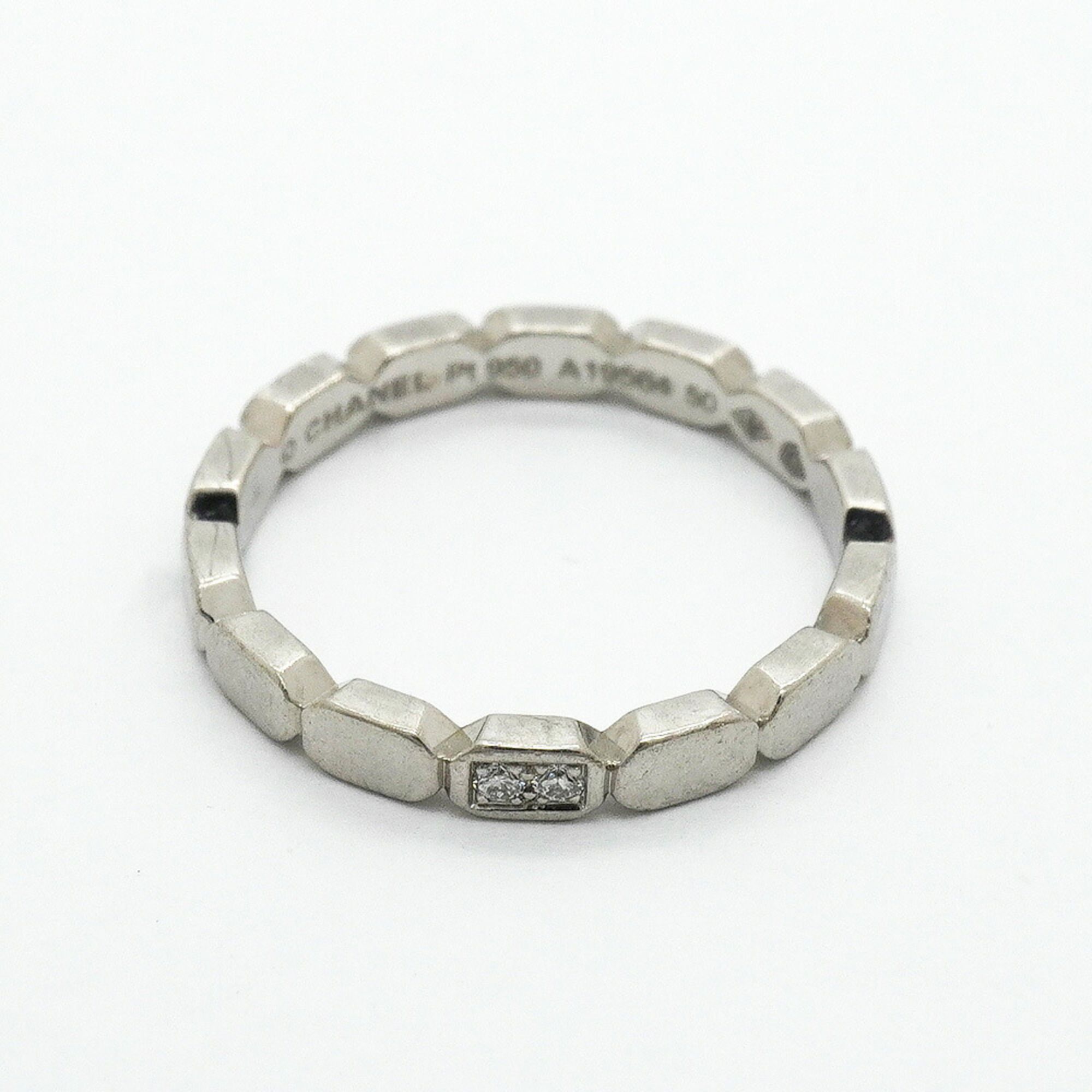 Platinum 950 Band Ring (Pre-Owned) - Chanel - Modalova