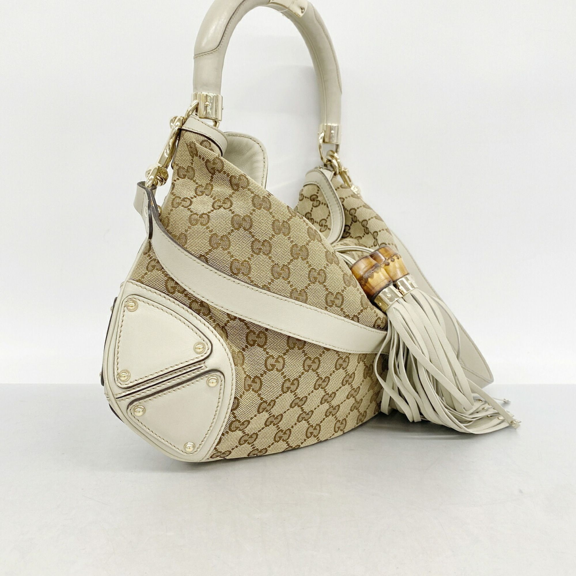 Canvas Handbag (Pre-Owned) - Gucci - Modalova